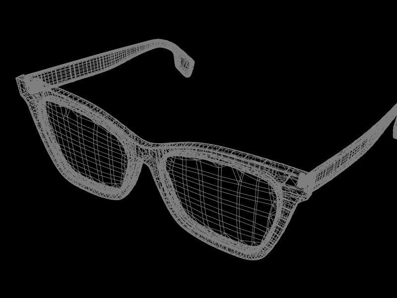 Womens Sunglasses BE4346 53 3D print model_2