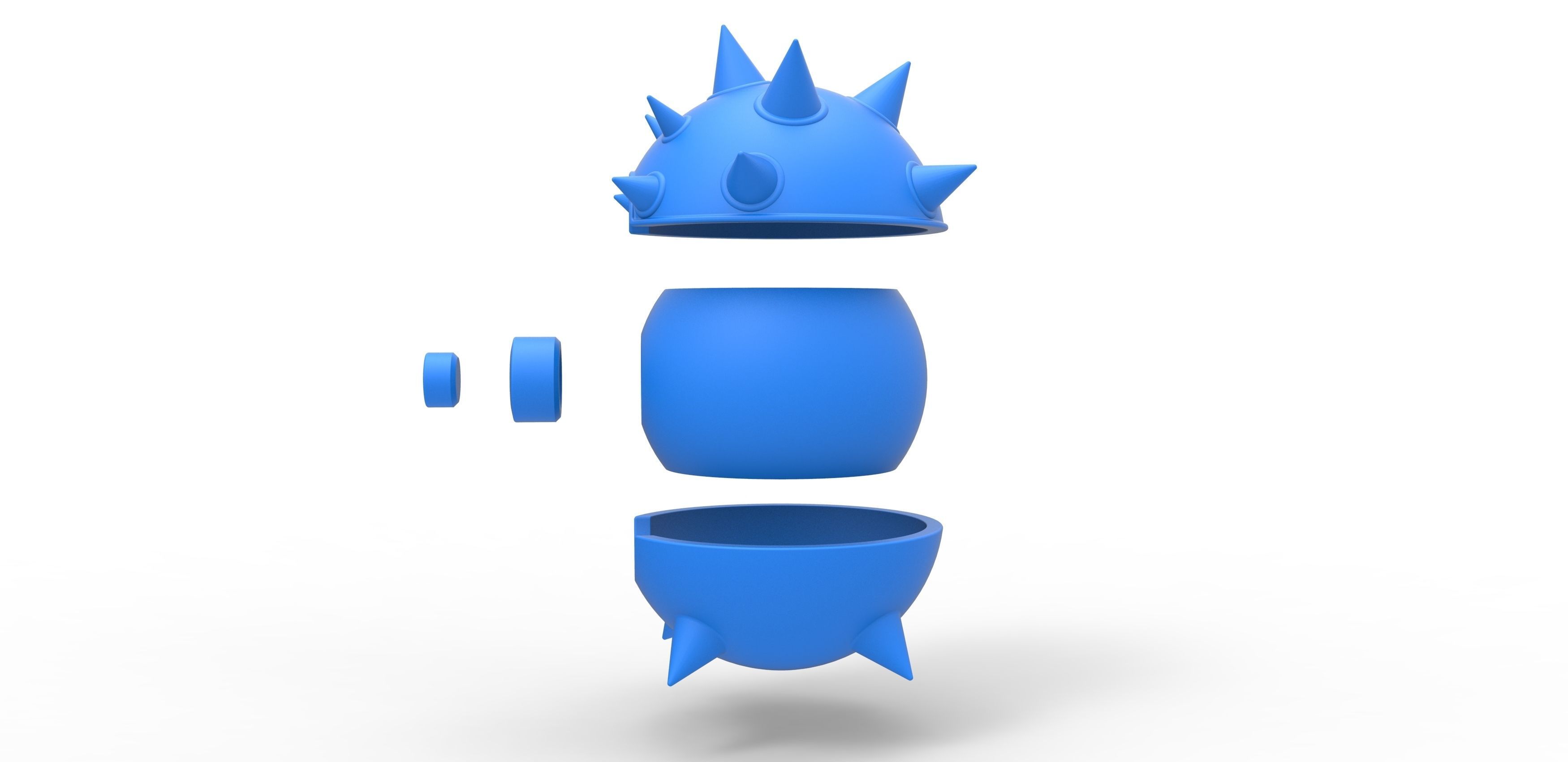 Mega Qwilfish orb 3D print model_21
