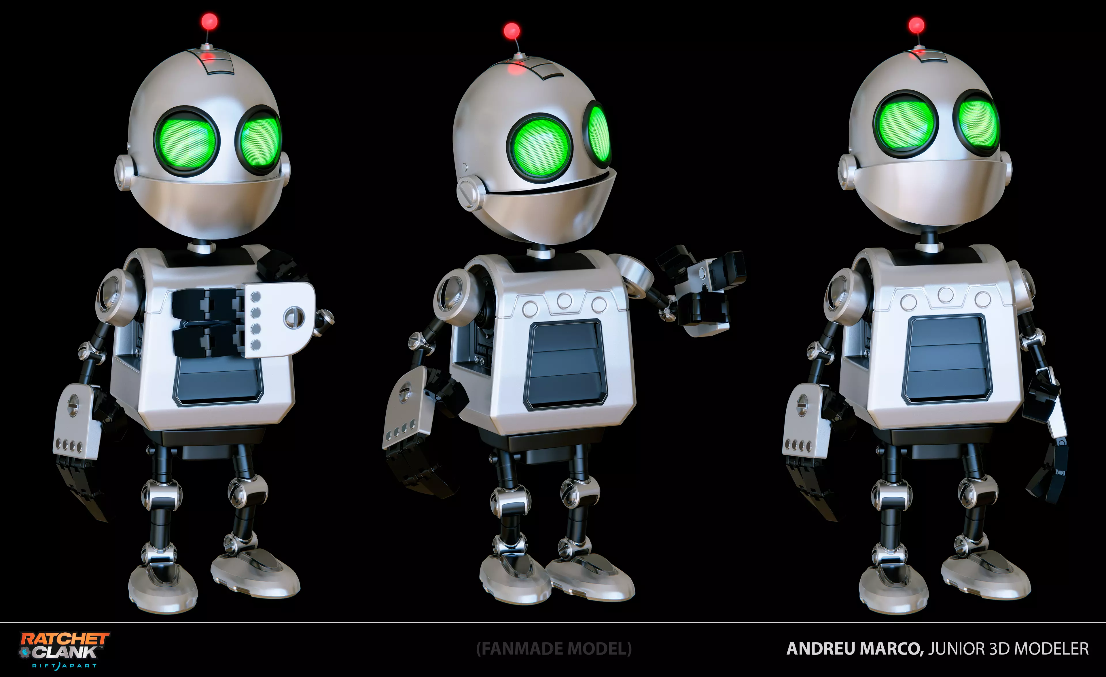 Clank Printable Model Rift Apart model 3D print model_0