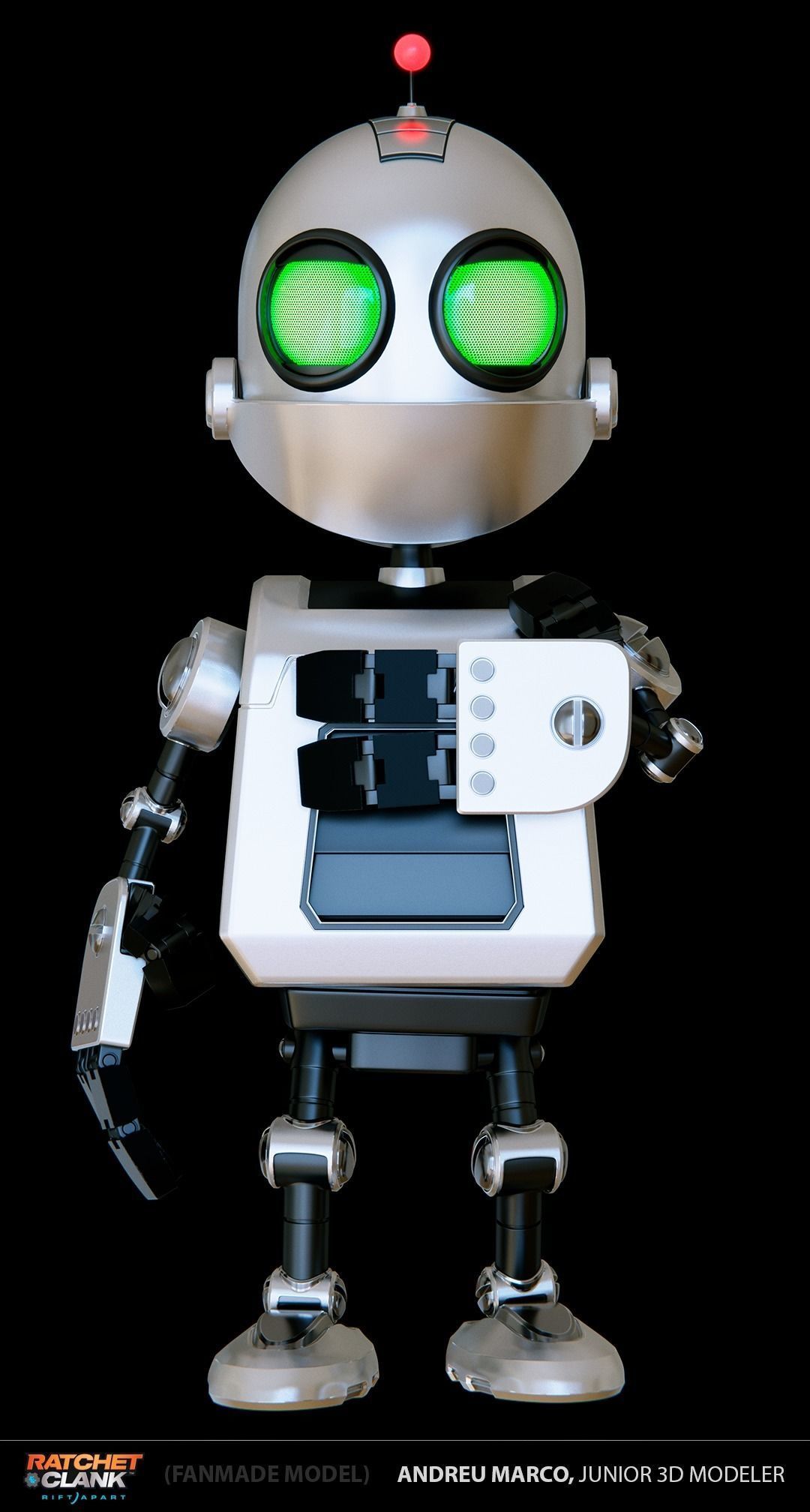 Clank Printable Model Rift Apart model 3D print model_5