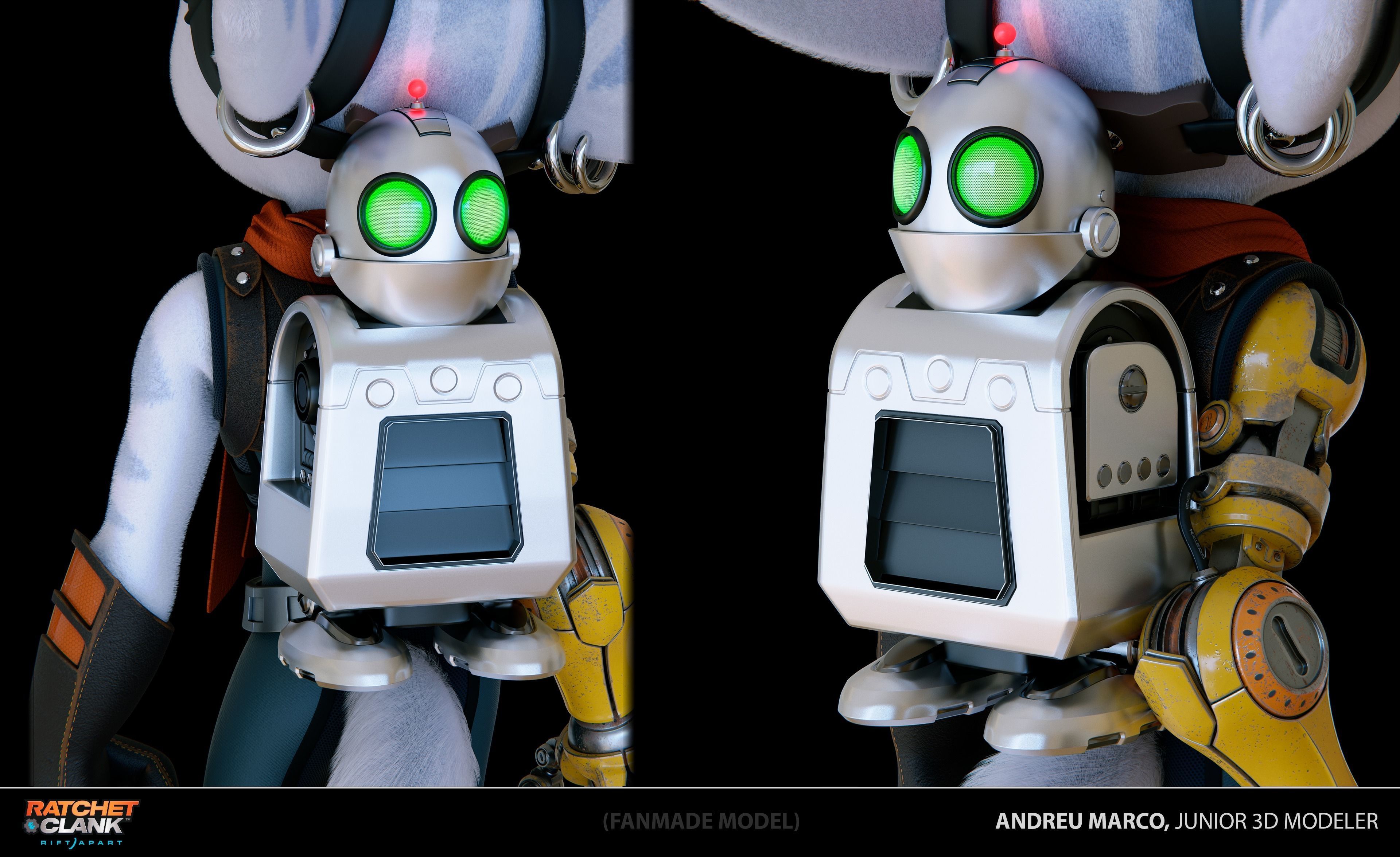 Clank Printable Model Rift Apart model 3D print model_6