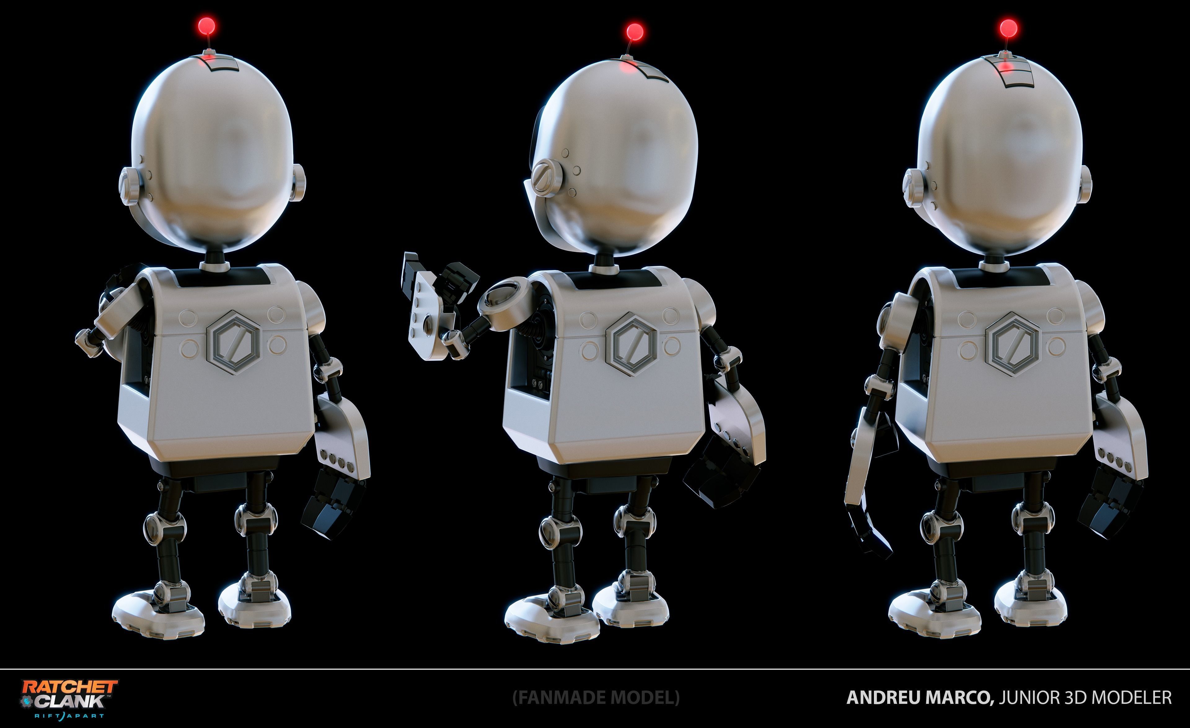 Clank Printable Model Rift Apart model 3D print model_2