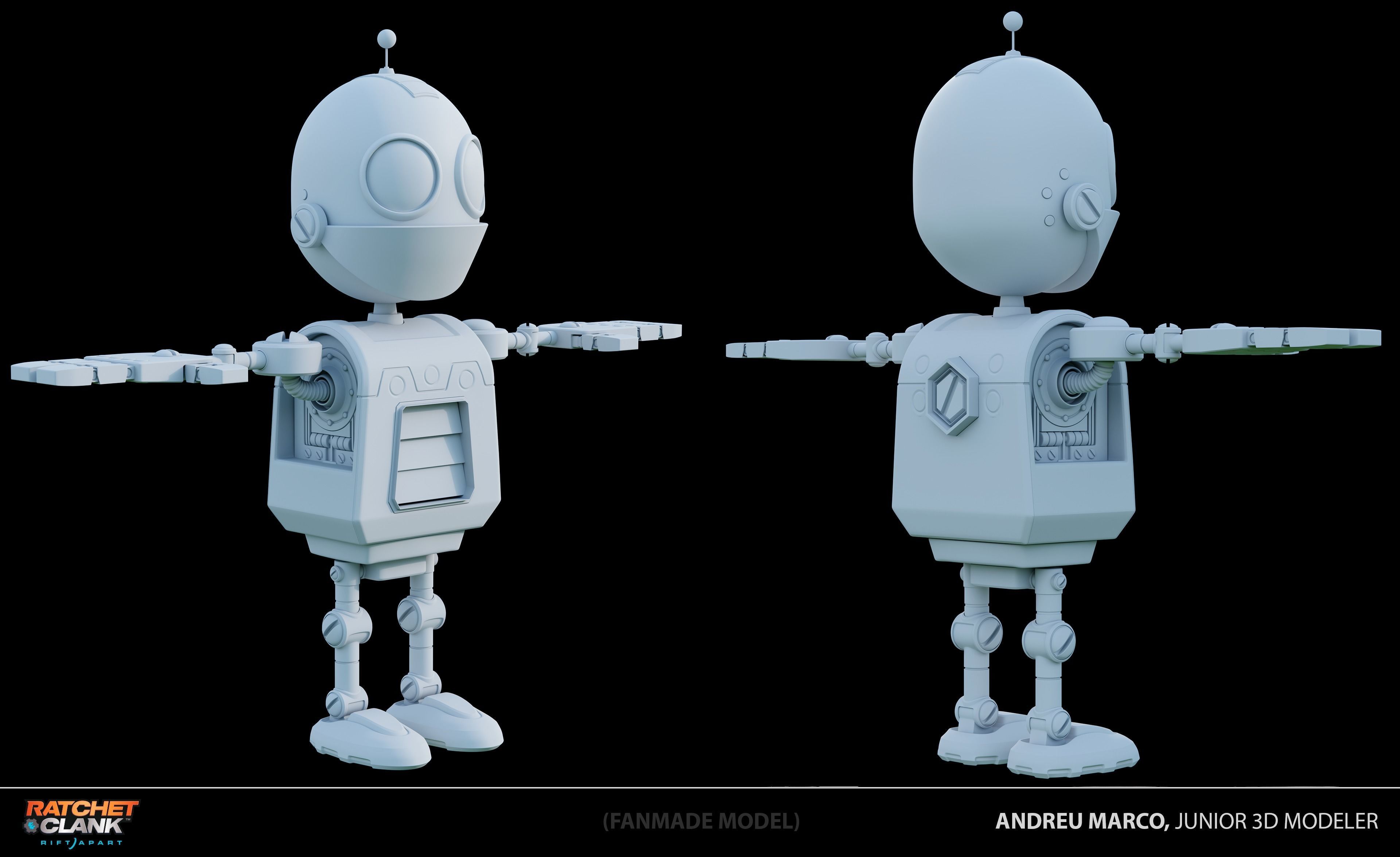 Clank Printable Model Rift Apart model 3D print model_7