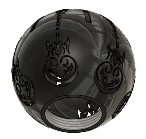 Unique Gasolin Christmas Ball 212 parts 3D print model_5