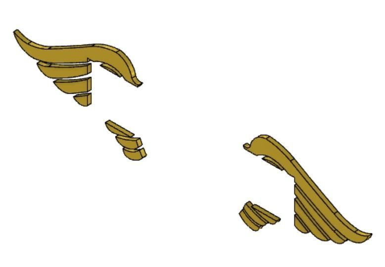 Unique Gasolin Christmas Ball 212 parts 3D print model_4