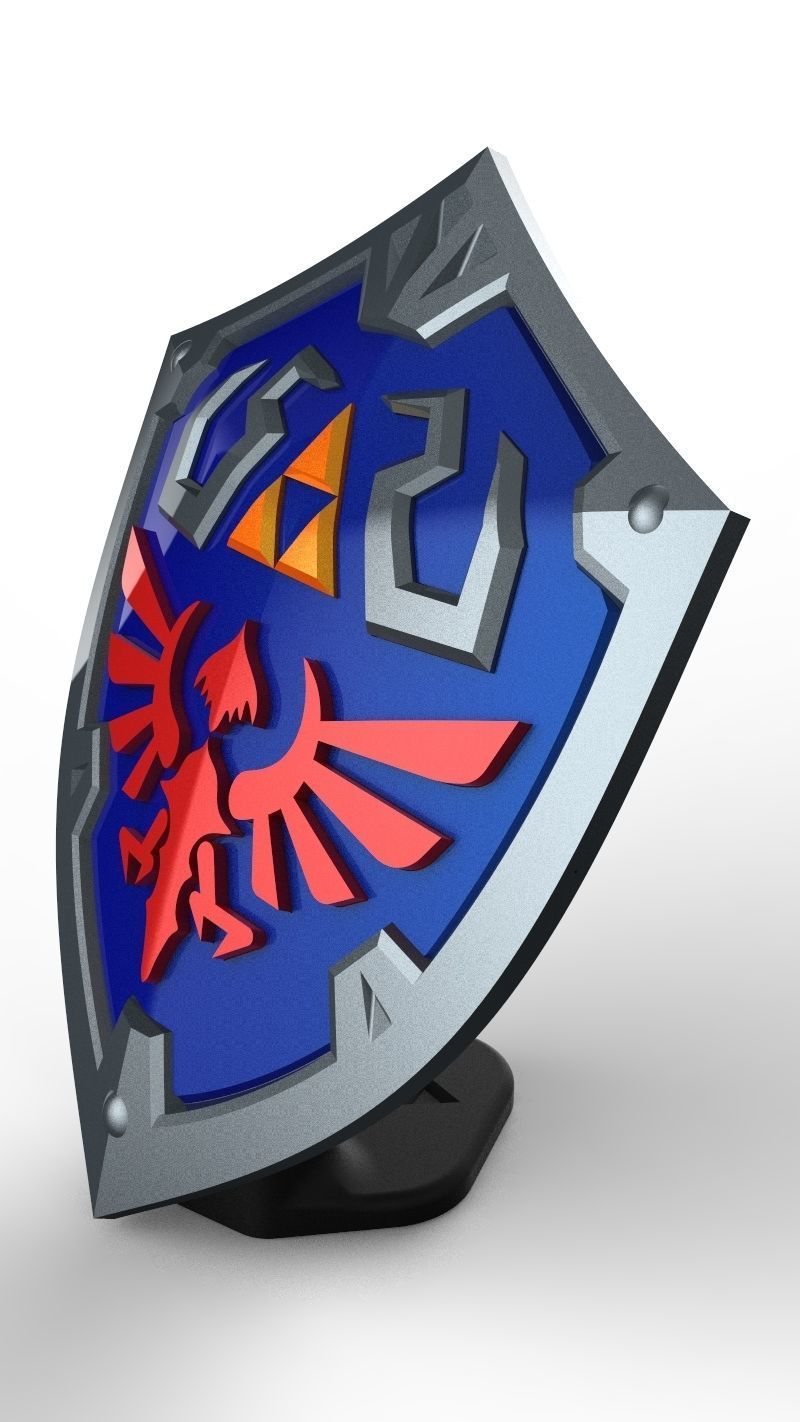 Zelda Hylian Shield for Switch Games 3D print model_1
