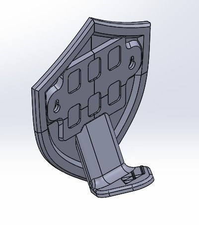 Zelda Hylian Shield for Switch Games 3D print model_20