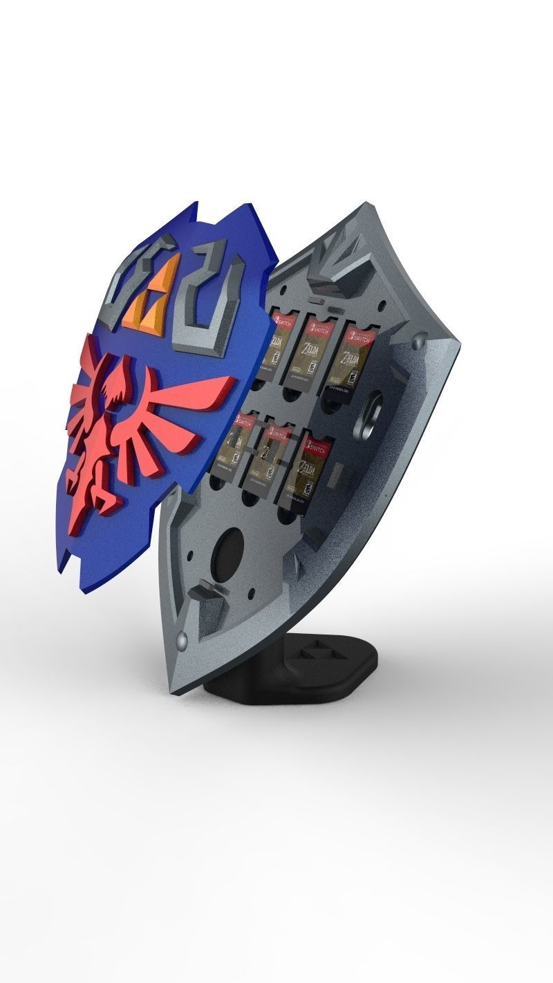 Zelda Hylian Shield for Switch Games 3D print model_7