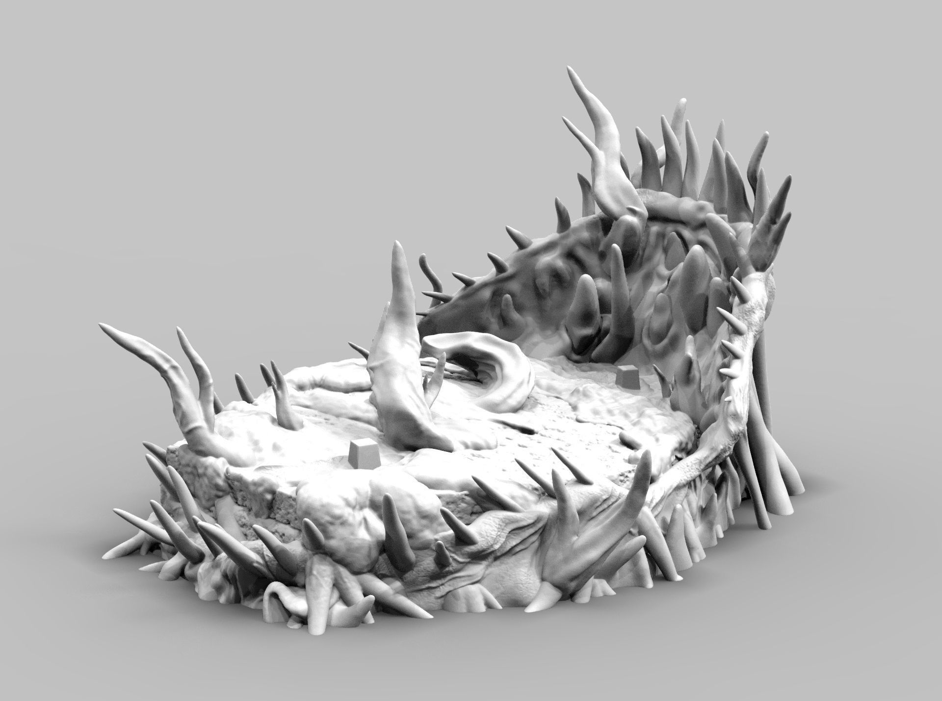 VENOM VS CARNAGE SYMBIOTE BATTLE Diorama 3D PRINTING DIORAMA 3D print model_27