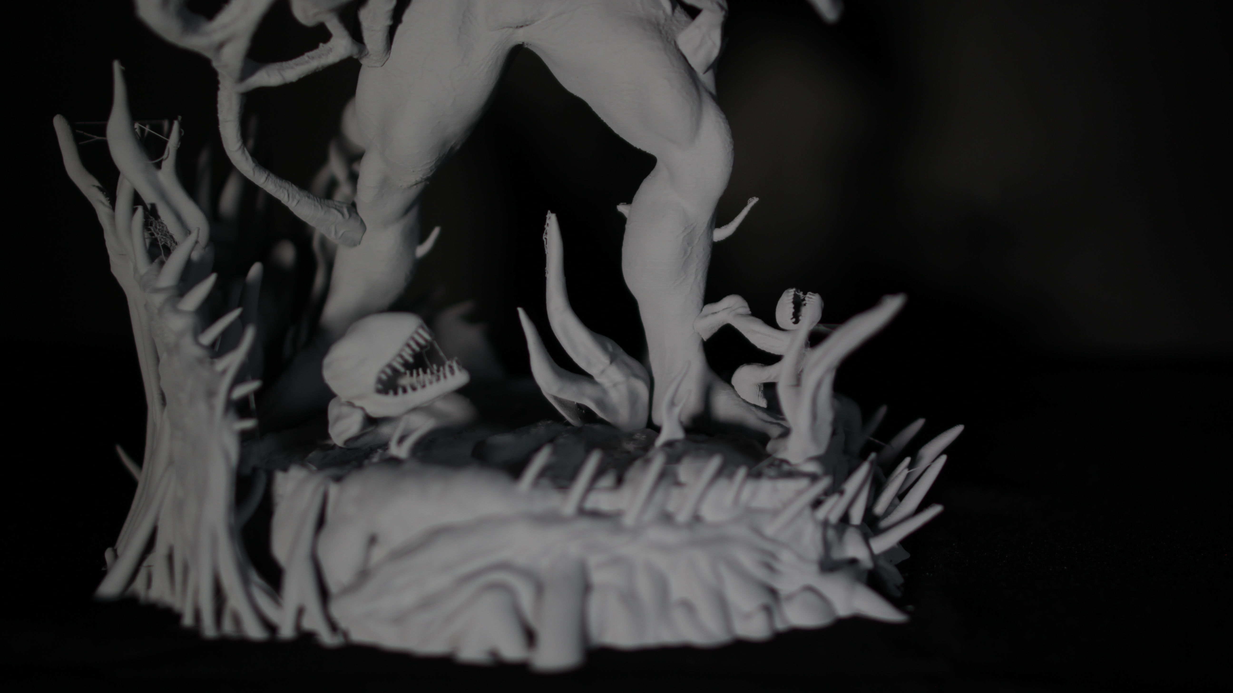 VENOM VS CARNAGE SYMBIOTE BATTLE Diorama 3D PRINTING DIORAMA 3D print model_62