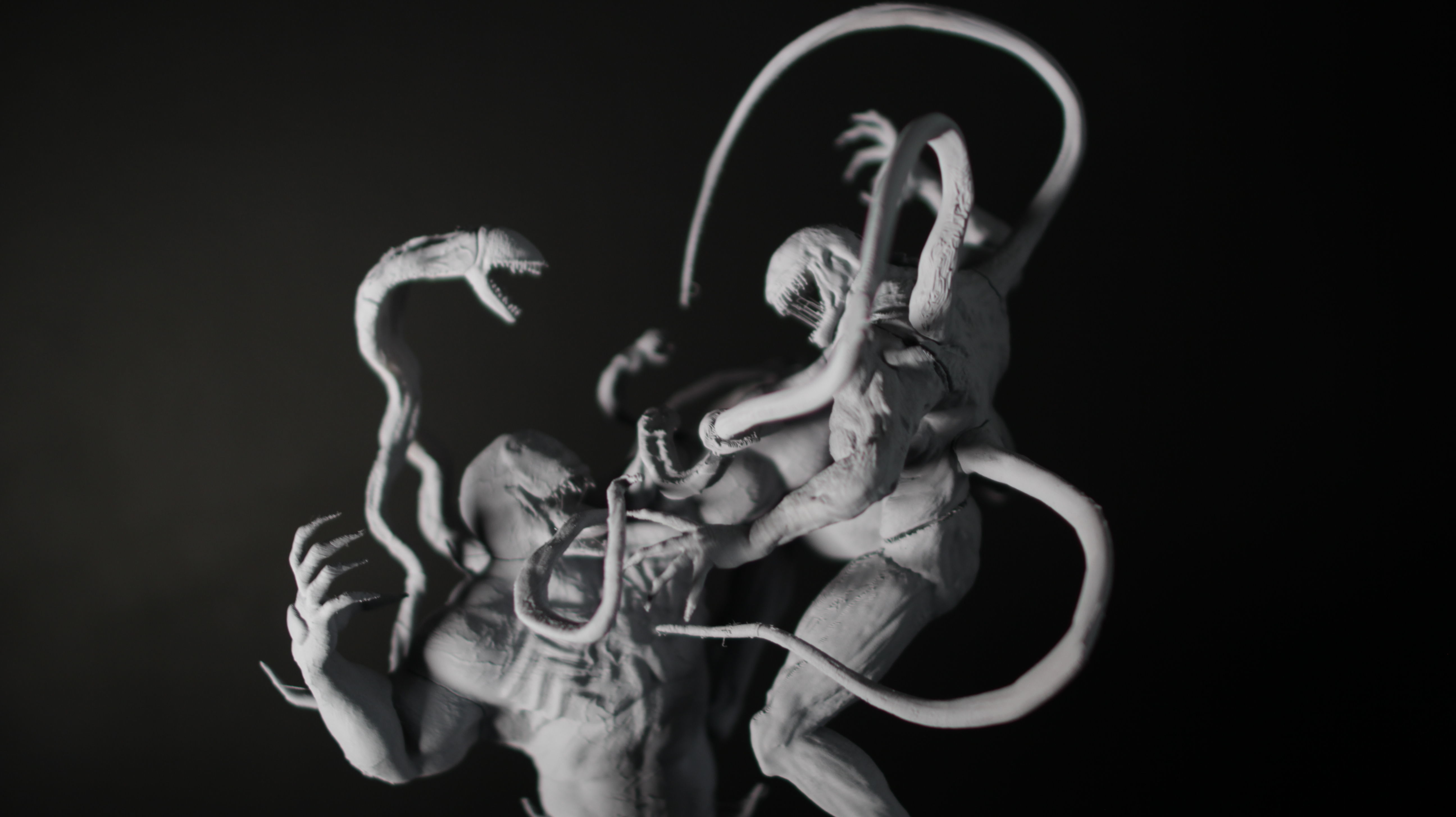 VENOM VS CARNAGE SYMBIOTE BATTLE Diorama 3D PRINTING DIORAMA 3D print model_59