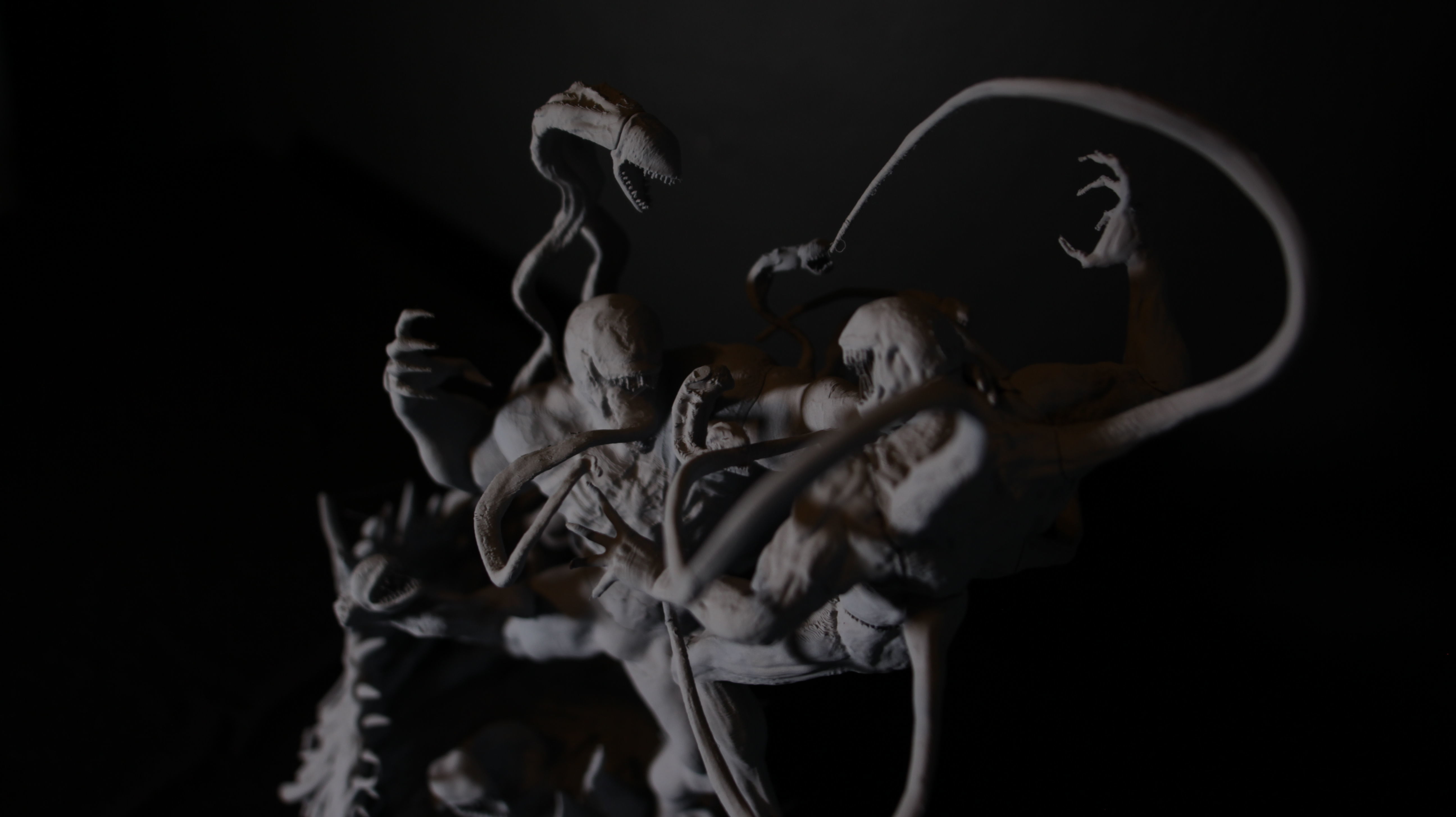 VENOM VS CARNAGE SYMBIOTE BATTLE Diorama 3D PRINTING DIORAMA 3D print model_43
