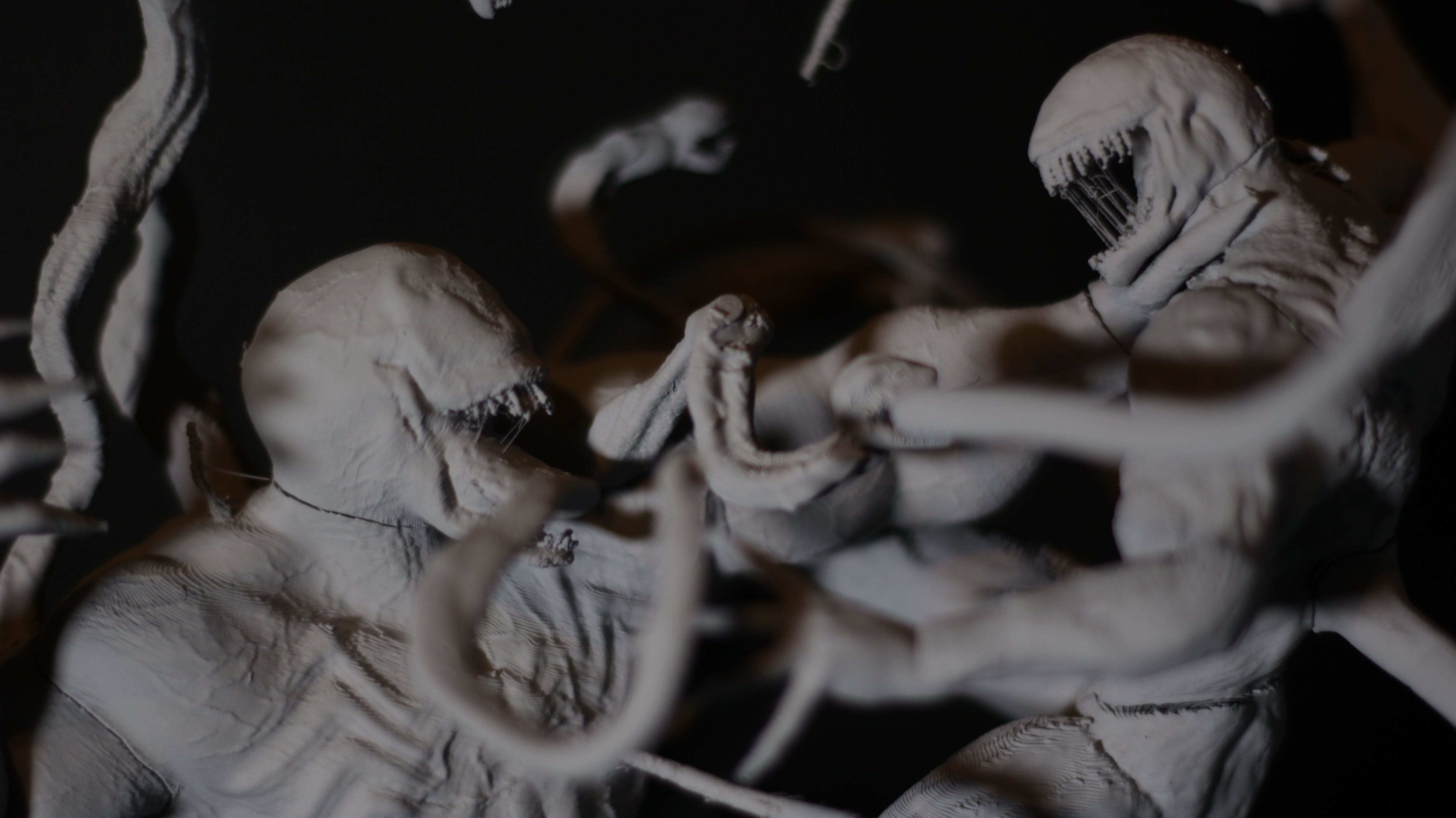VENOM VS CARNAGE SYMBIOTE BATTLE Diorama 3D PRINTING DIORAMA 3D print model_51