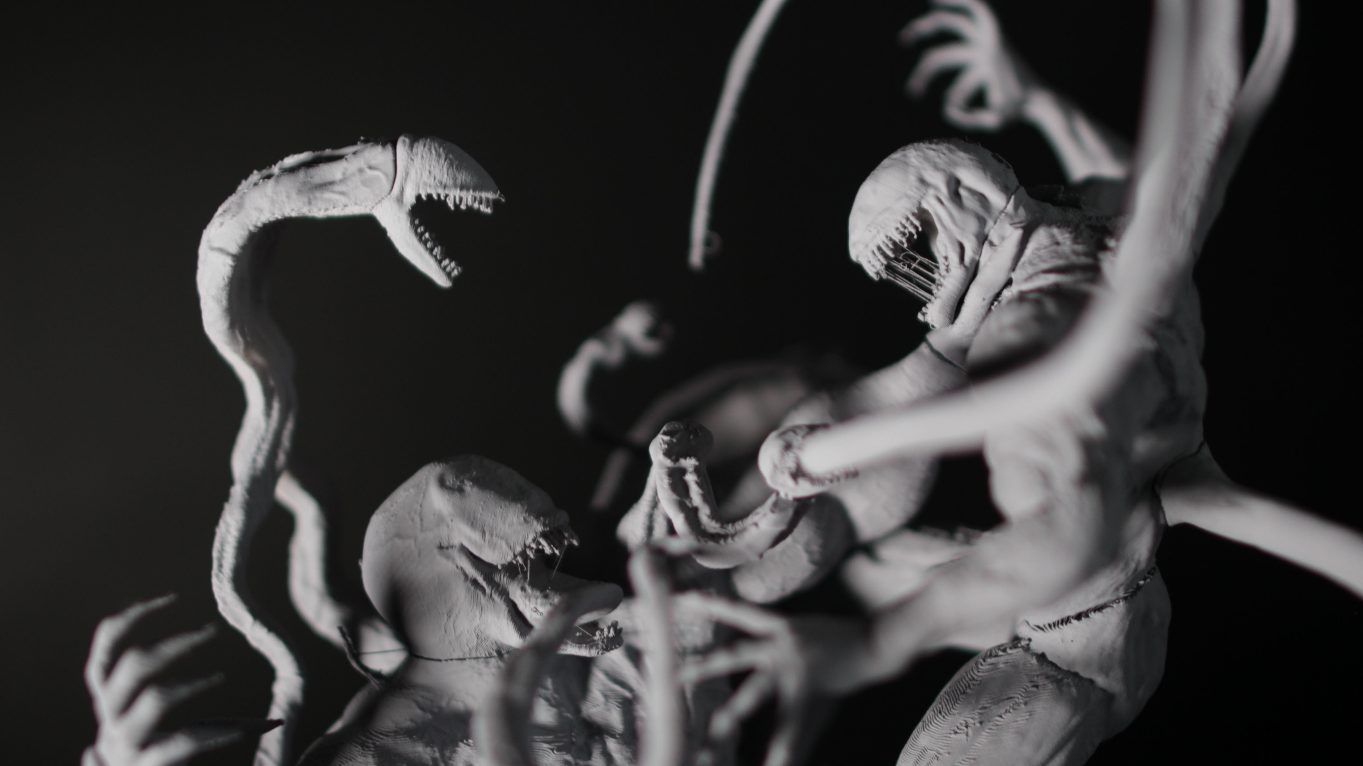 VENOM VS CARNAGE SYMBIOTE BATTLE Diorama 3D PRINTING DIORAMA 3D print model_61