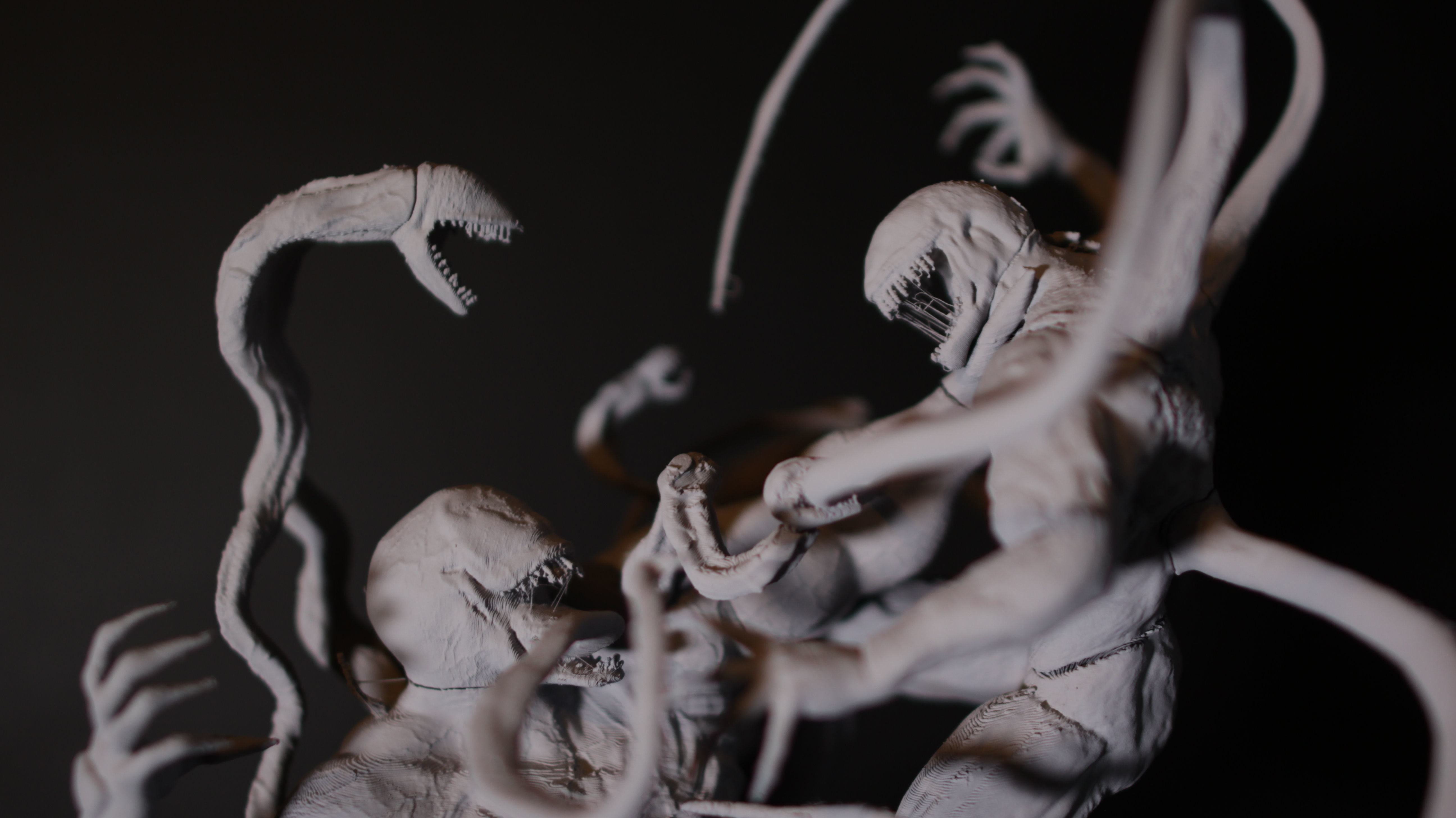 VENOM VS CARNAGE SYMBIOTE BATTLE Diorama 3D PRINTING DIORAMA 3D print model_3