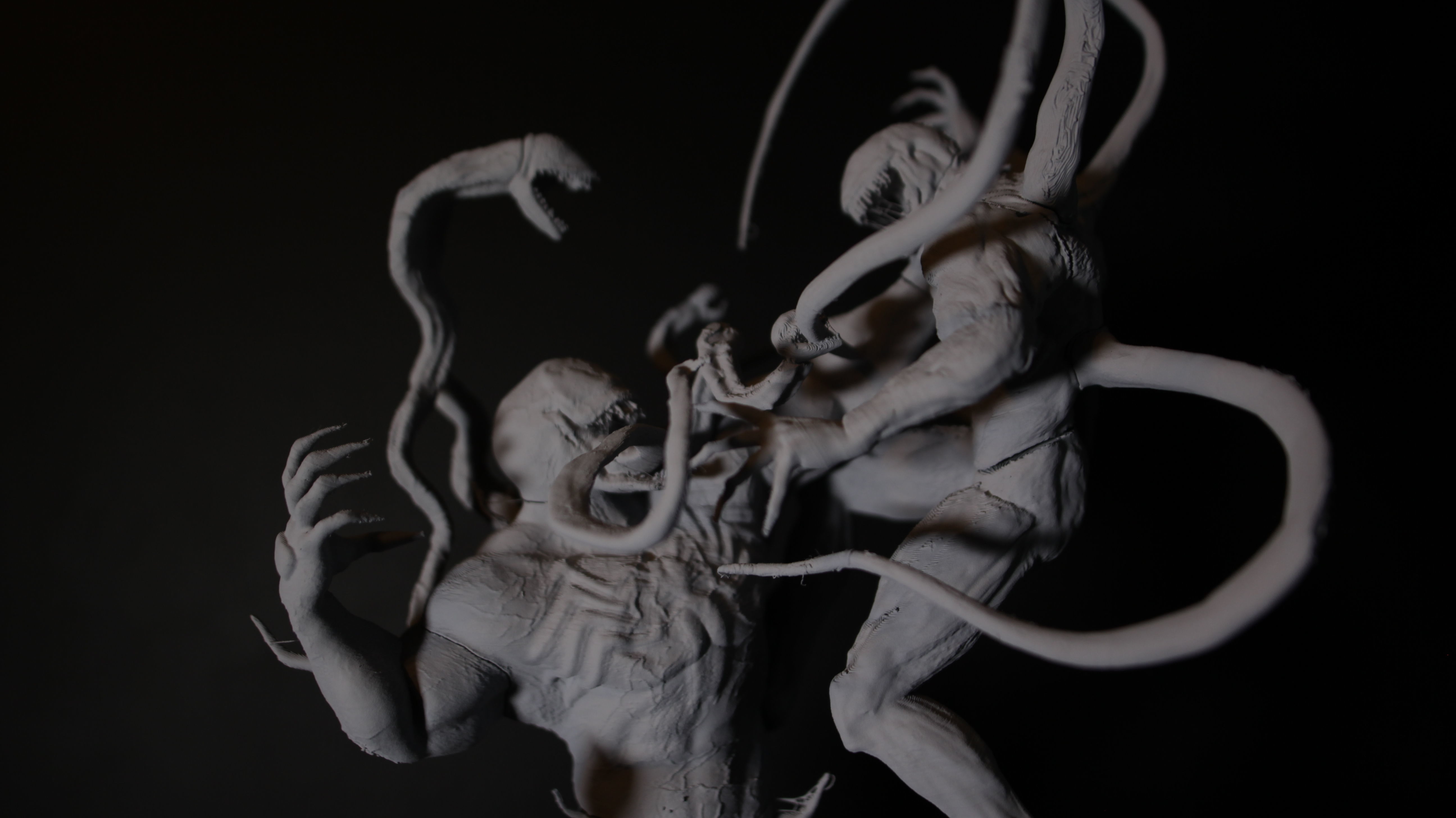 VENOM VS CARNAGE SYMBIOTE BATTLE Diorama 3D PRINTING DIORAMA 3D print model_50