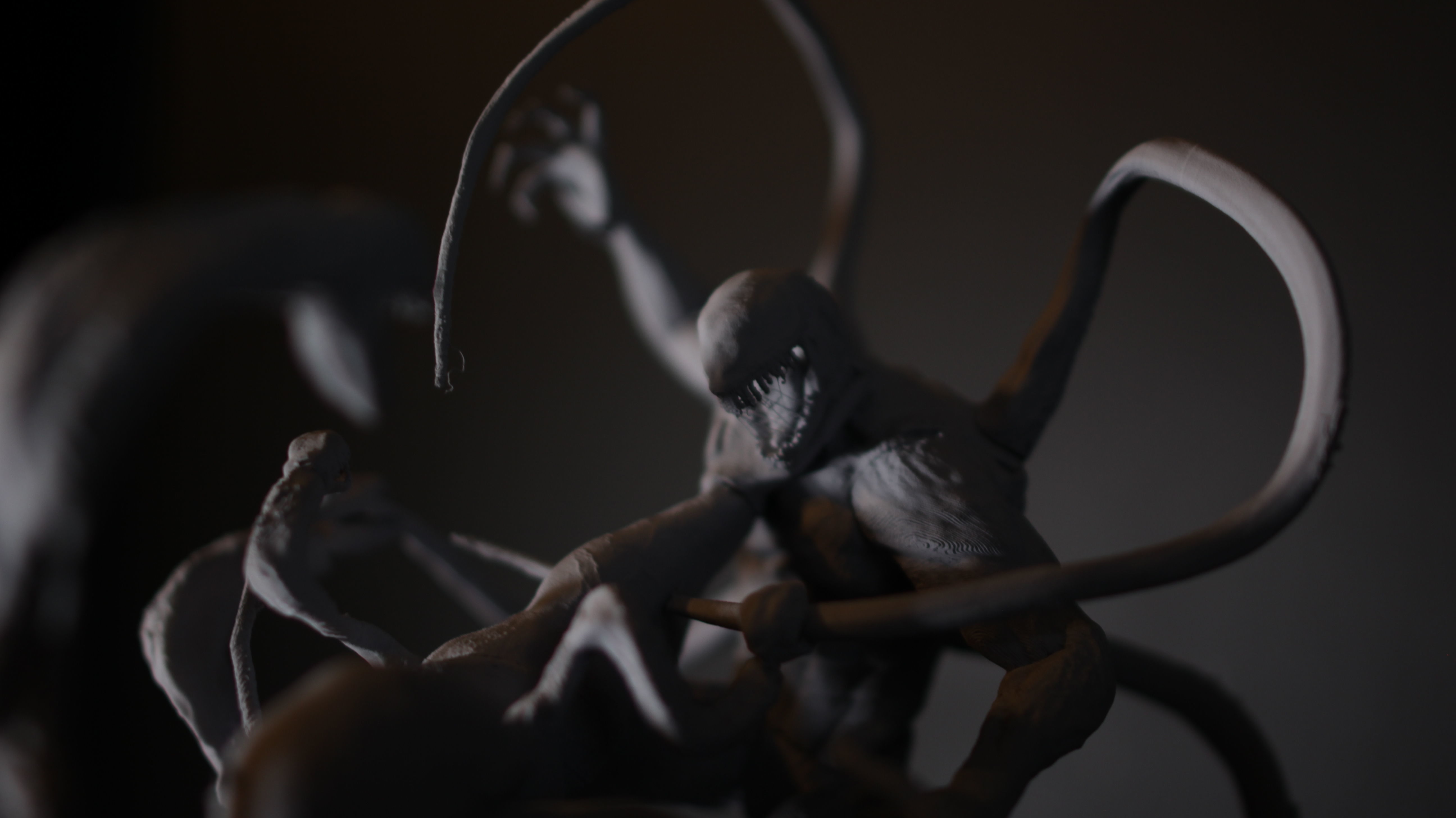 VENOM VS CARNAGE SYMBIOTE BATTLE Diorama 3D PRINTING DIORAMA 3D print model_45