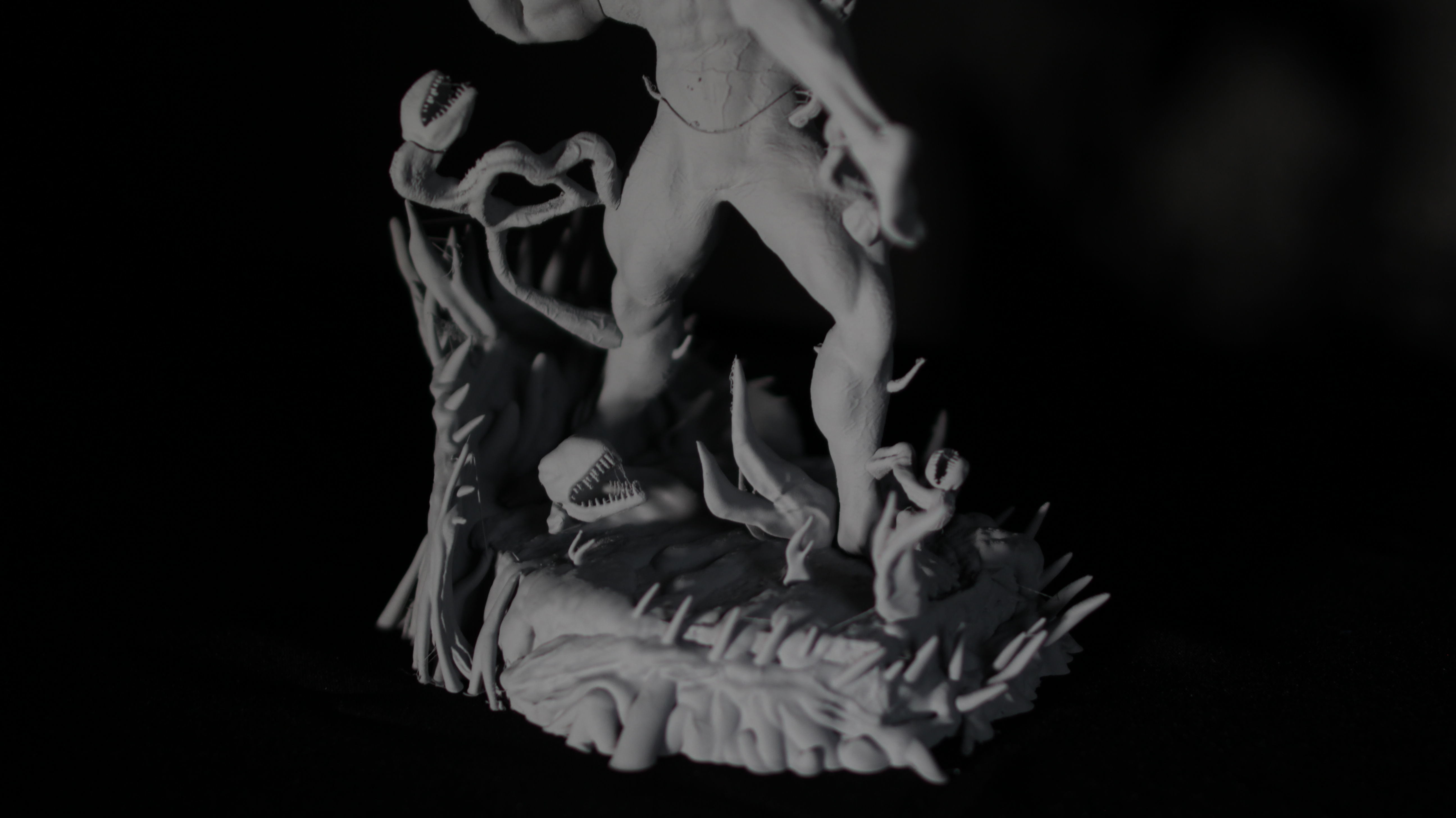 VENOM VS CARNAGE SYMBIOTE BATTLE Diorama 3D PRINTING DIORAMA 3D print model_60