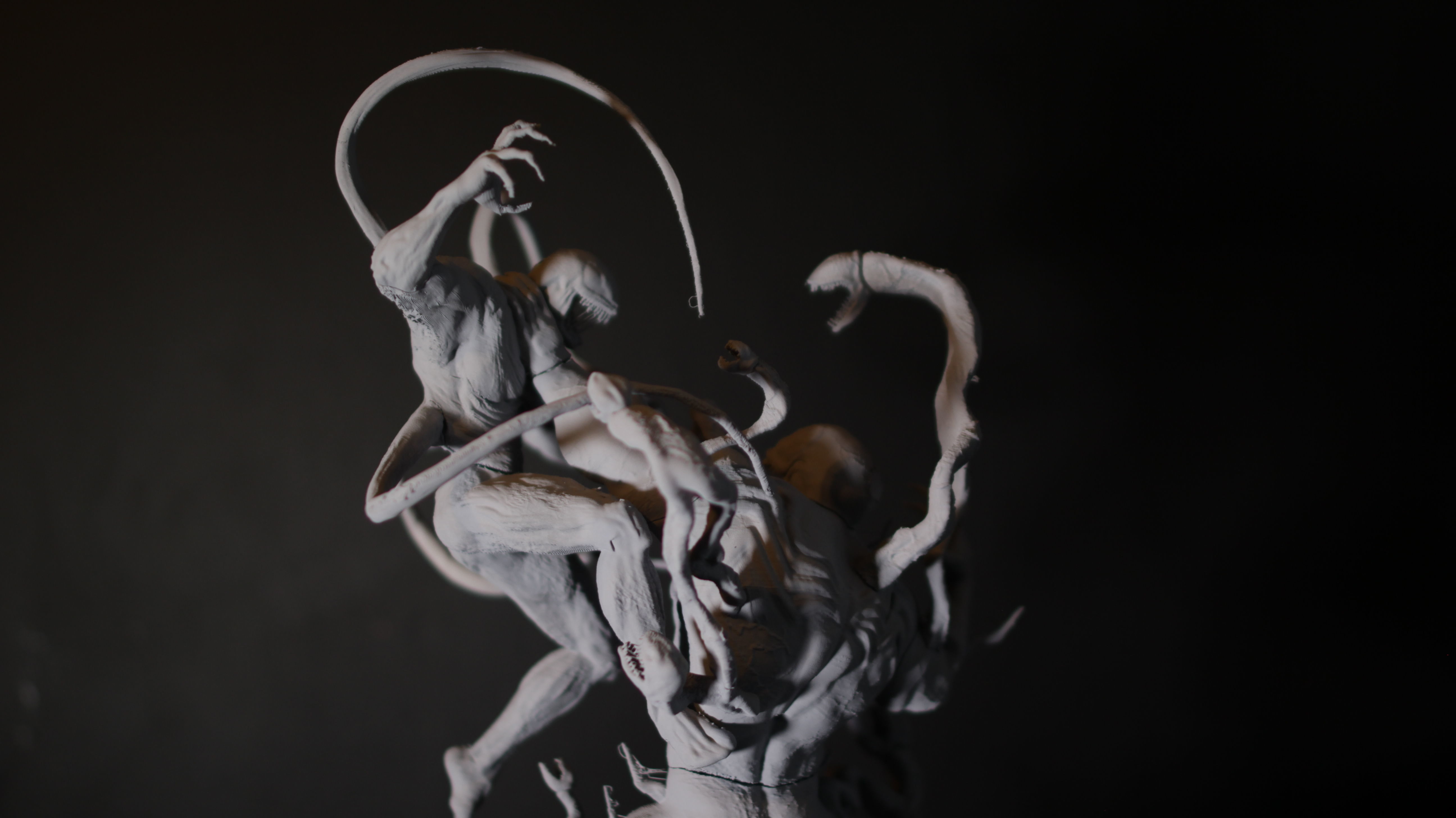 VENOM VS CARNAGE SYMBIOTE BATTLE Diorama 3D PRINTING DIORAMA 3D print model_65