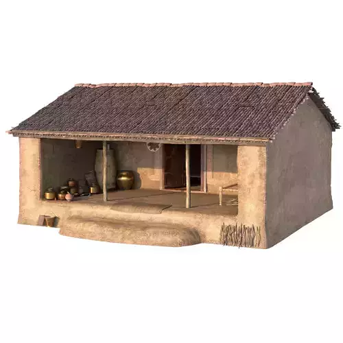 Indian Village House - Medieval Indian - Indian Hut