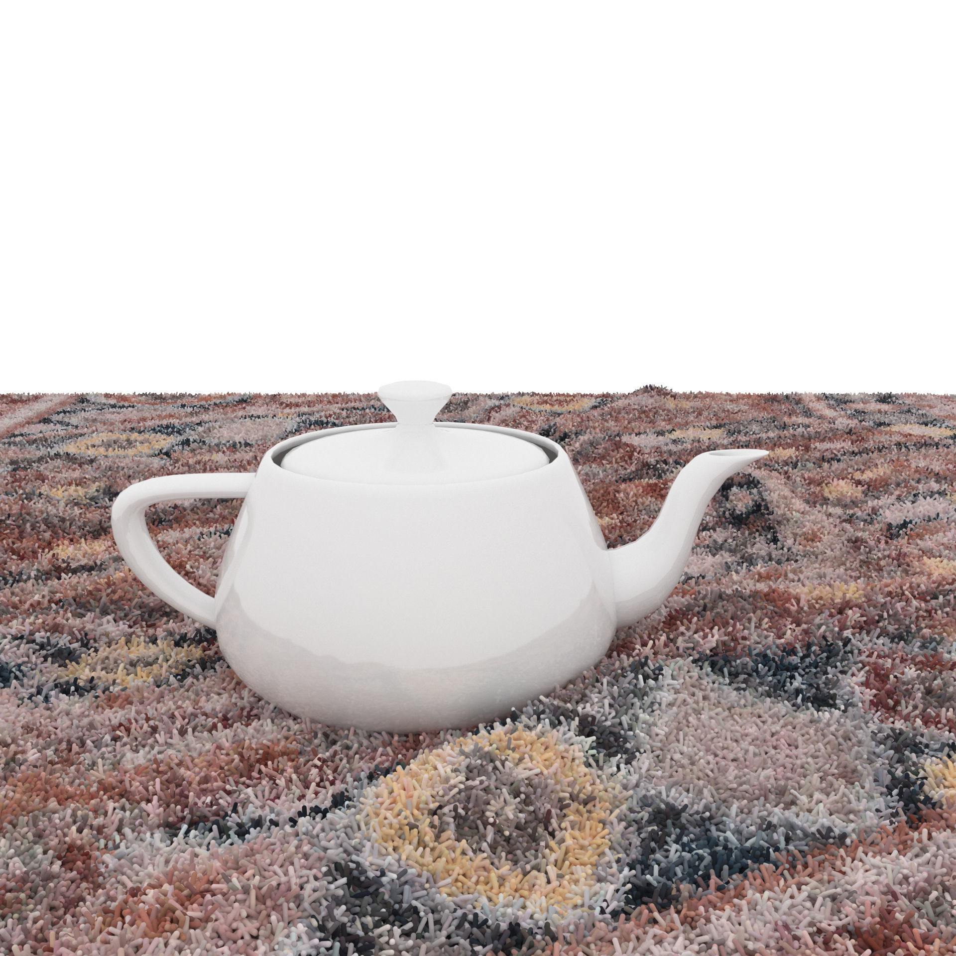 Rugs No 579 Low-poly 3D model_7