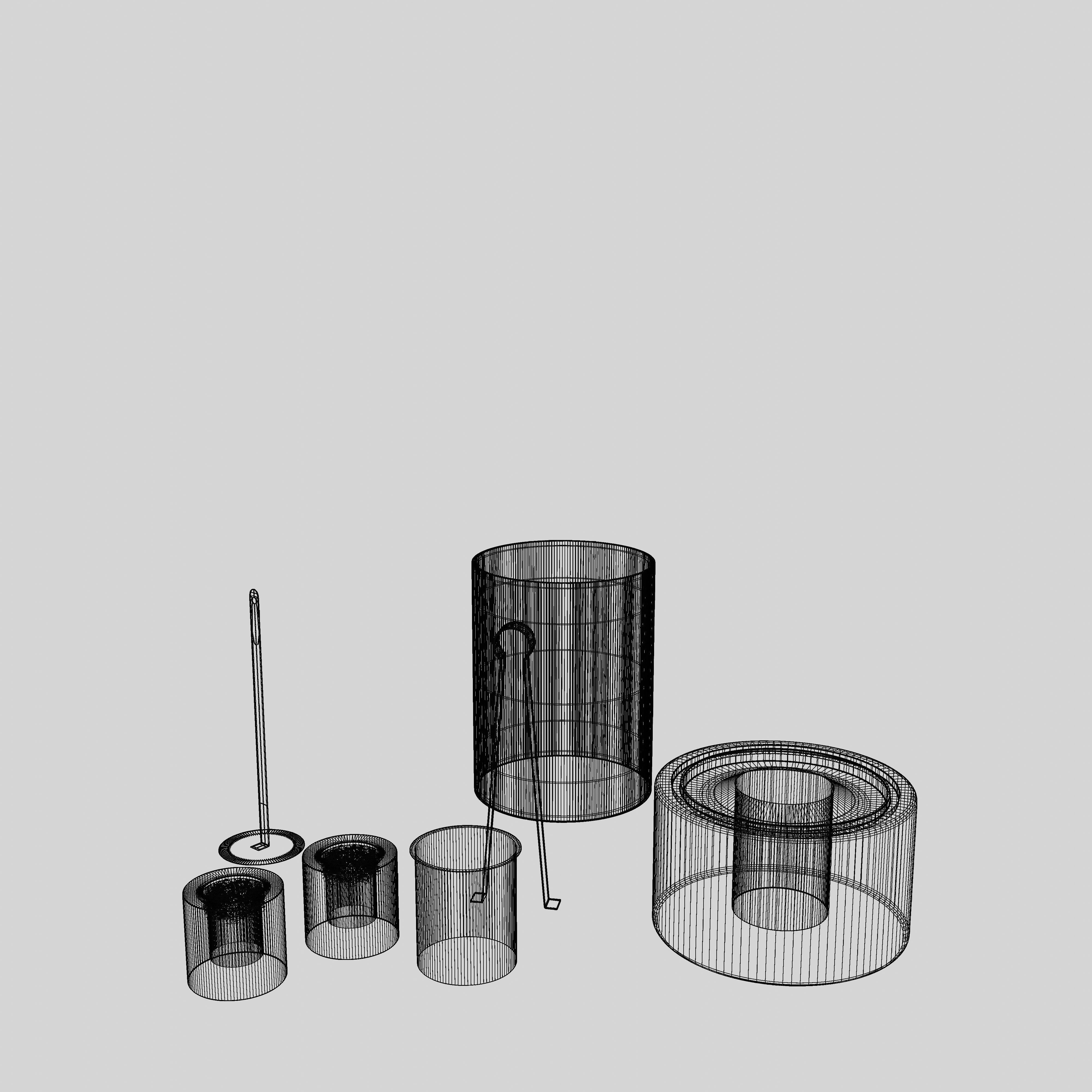 Fire Place 3D model_16