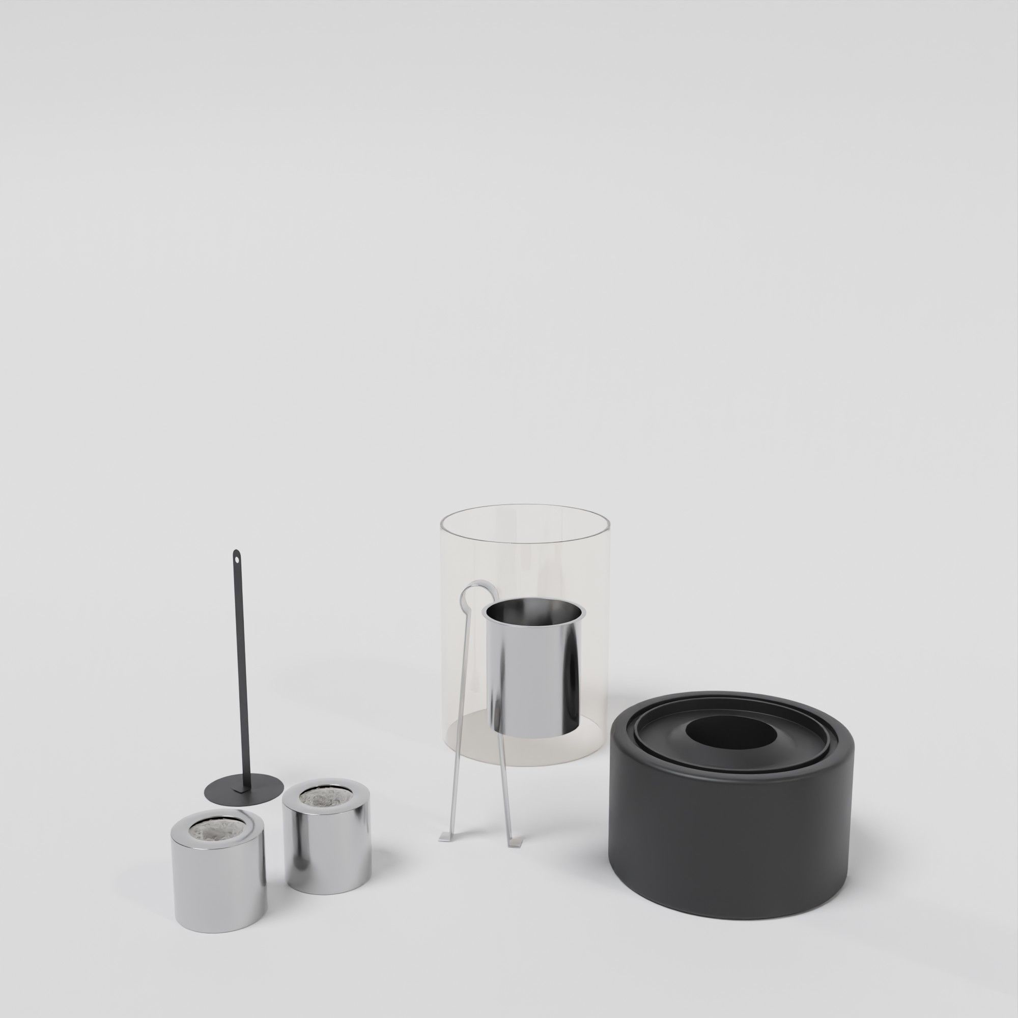 Fire Place 3D model_9