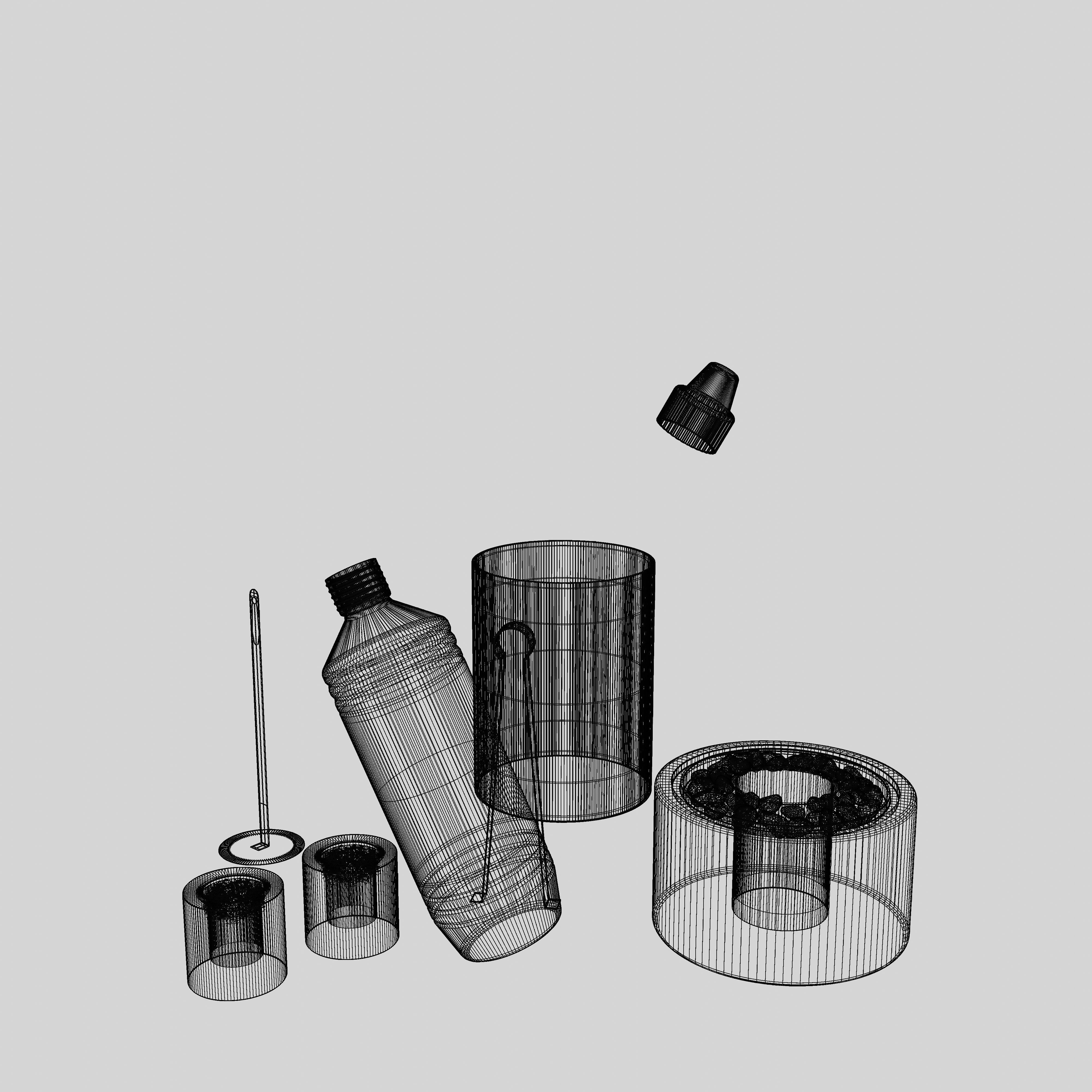 Fire Place 3D model_17