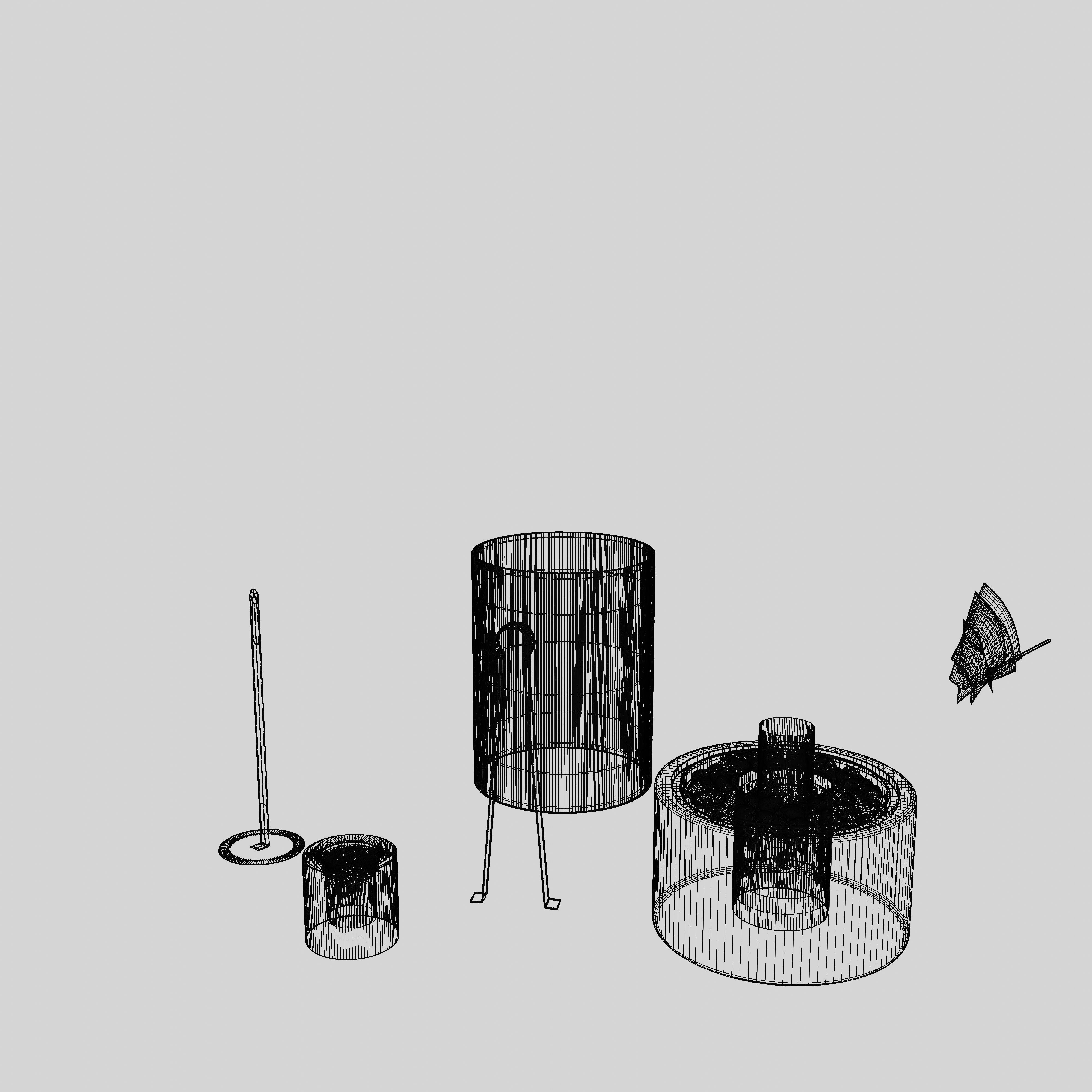 Fire Place 3D model_18