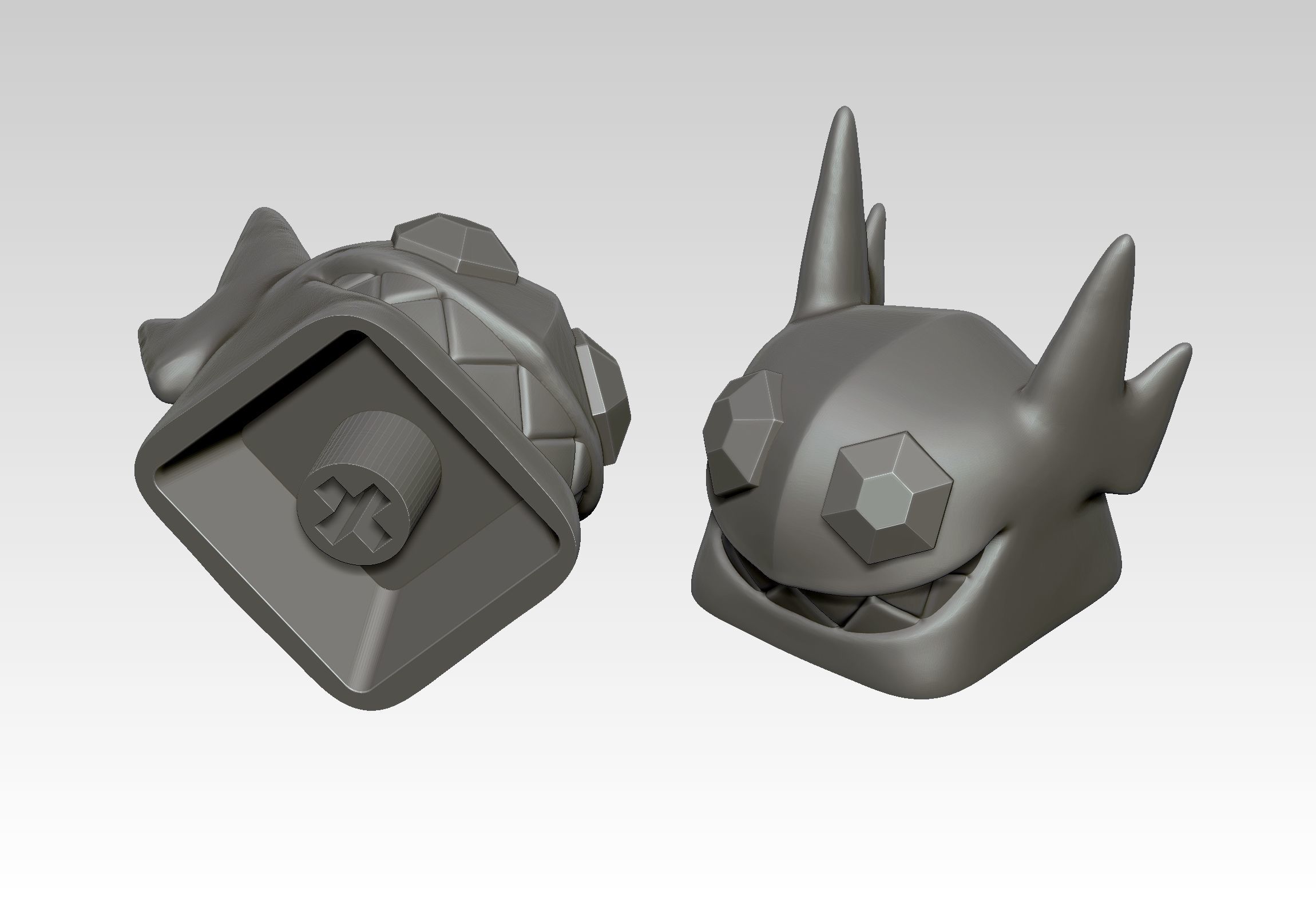 SABLEYE POKEMON - KEYCAP 3D MECHANICAL KEYBOARD 3D print model_2