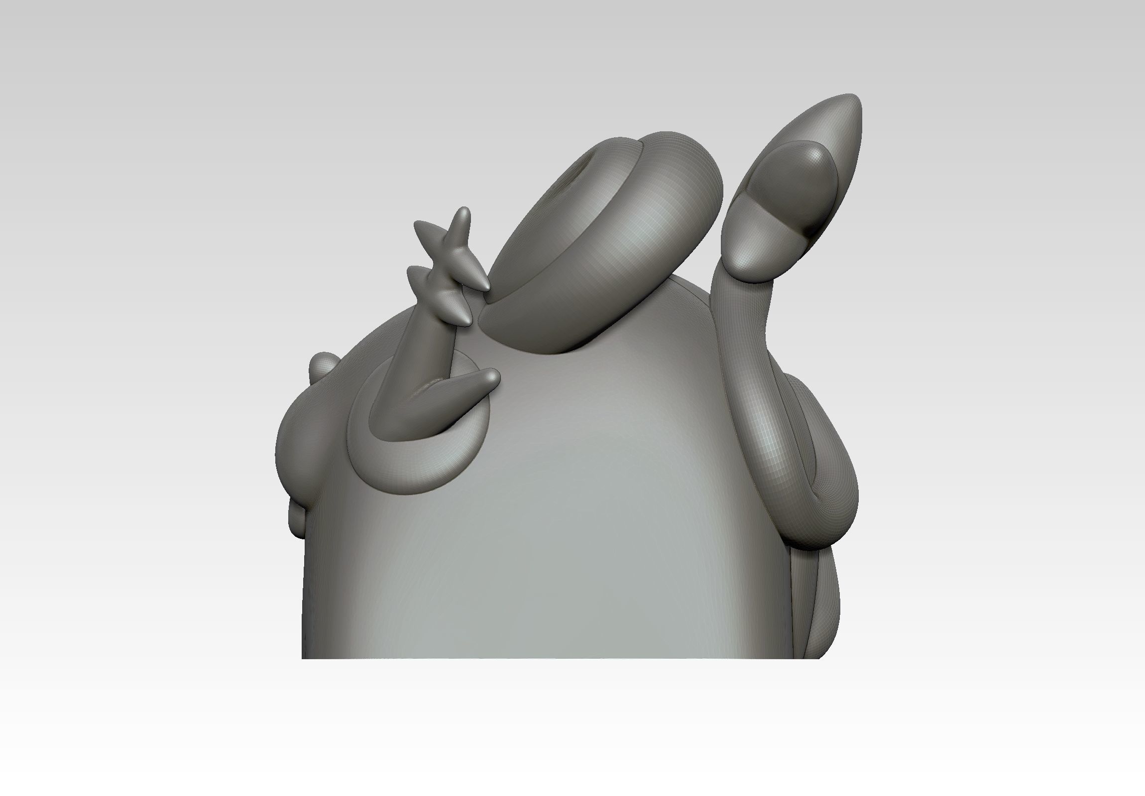 DEDENNE POKEMON - KEYCAP 3D MECHANICAL KEYBOARD 3D print model_5