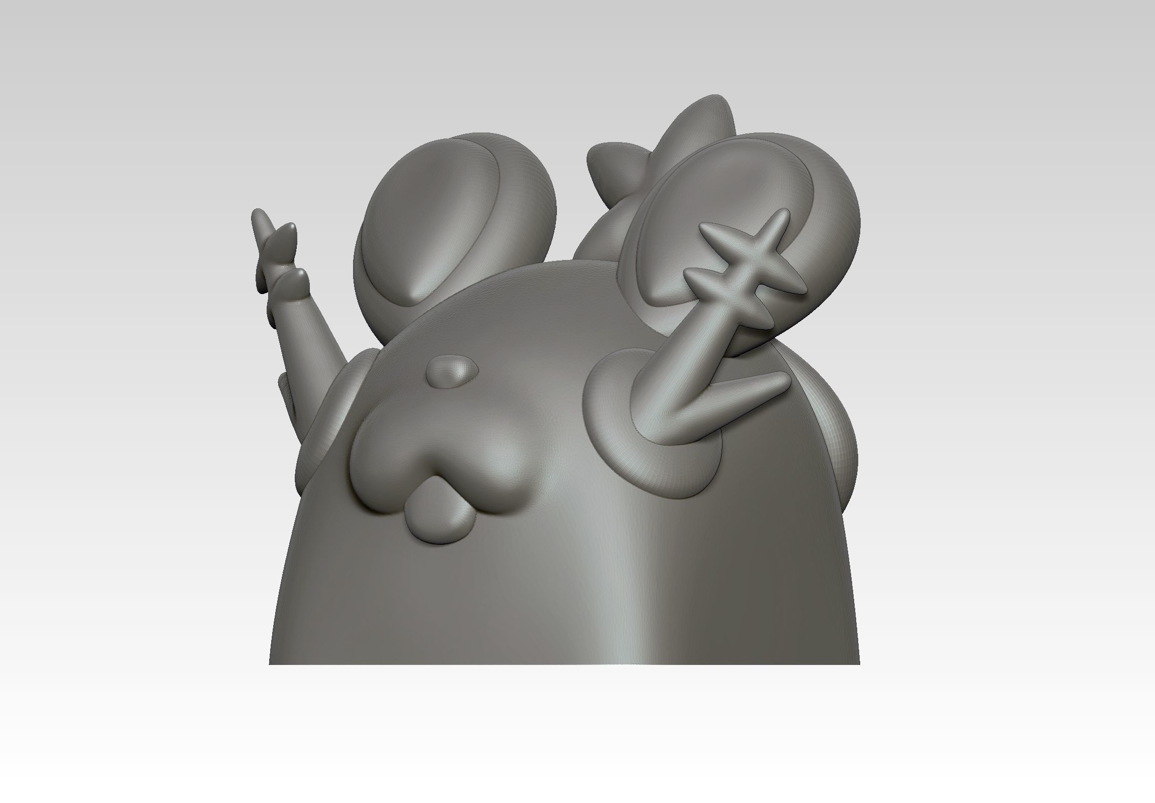 DEDENNE POKEMON - KEYCAP 3D MECHANICAL KEYBOARD 3D print model_7