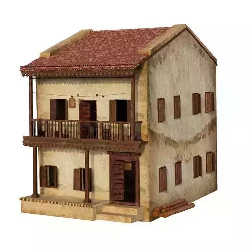 Indian Village House - Medieval Indian - 2 Floors - Balcony
