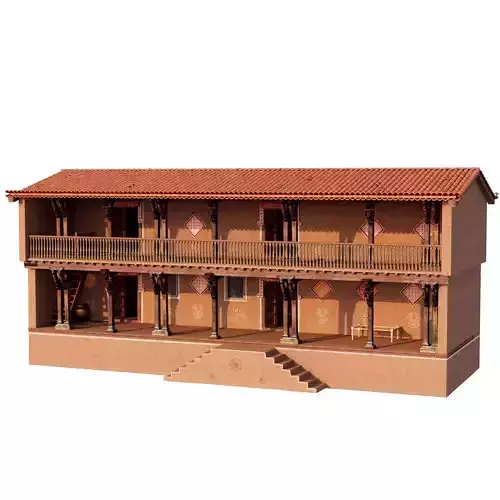 Fancy Indian House - Medieval Indian - 18th century Rich house