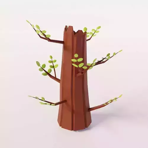 Stylized tree 3d model 