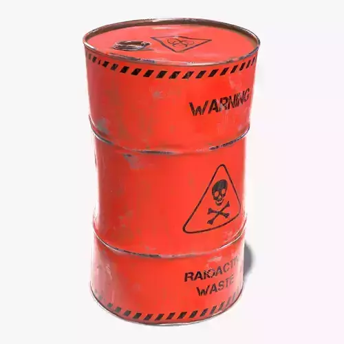 Damaged Crude Oil Barrel PBR