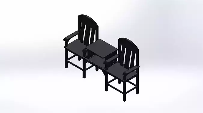 Reception Chair 3D print model