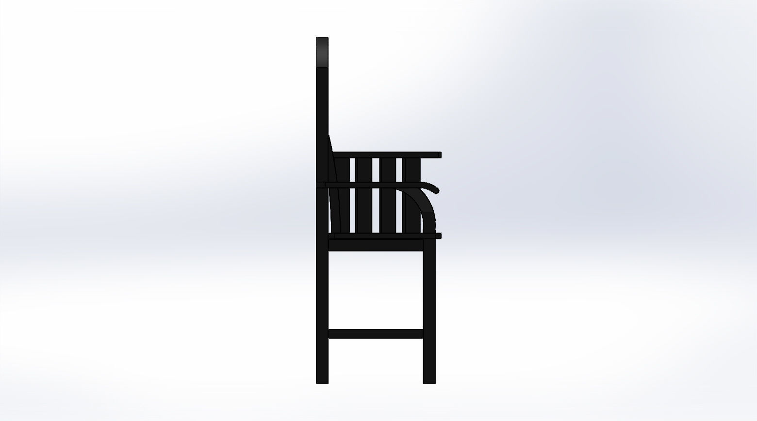 Reception Chair 3D print model_1