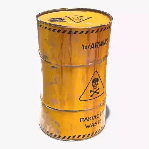 Damaged Crude Oil Barrel PBR