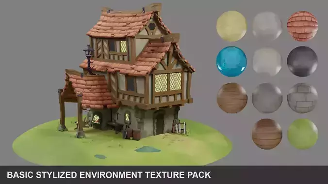 Basic Stylized Environment Texture Pack