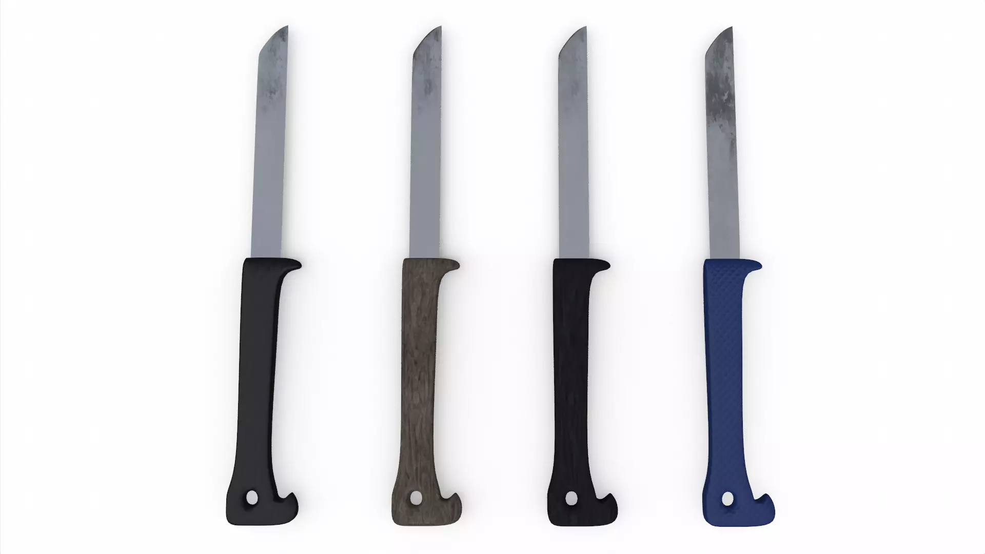 Fruit Knife Low-poly 3D model_0