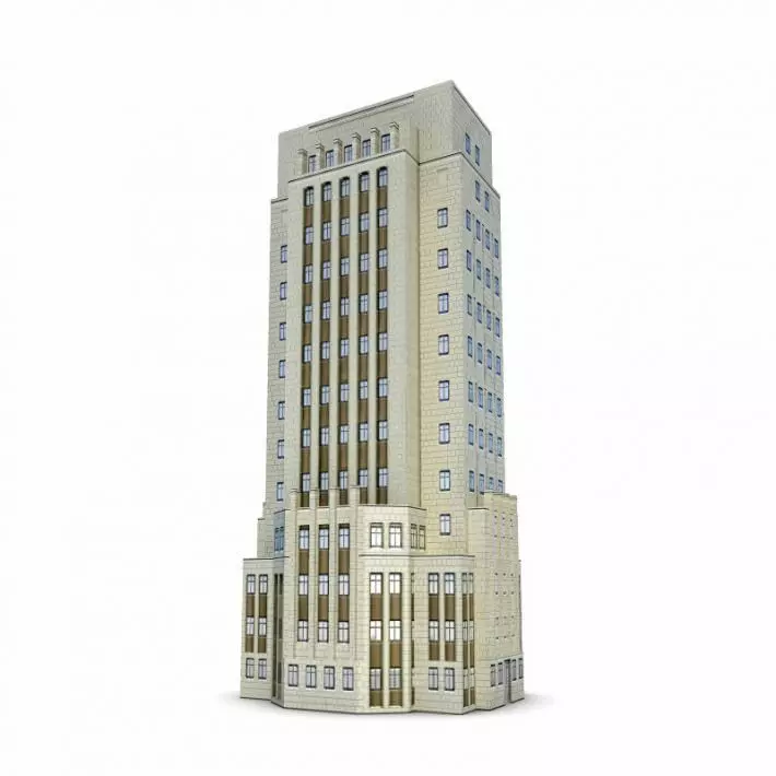 Gigantic Vertical Tower 3D model_0