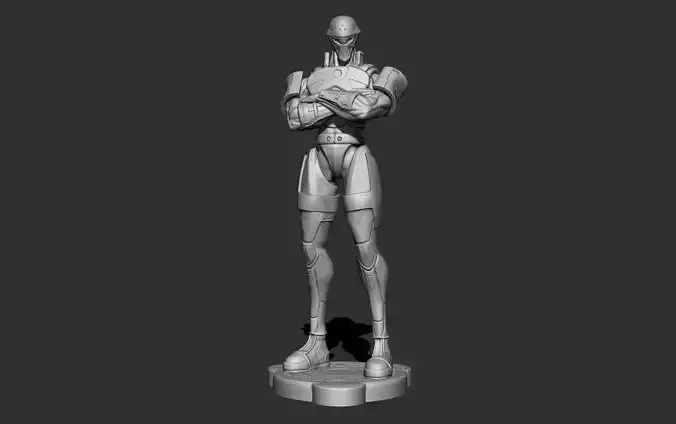 PSO HUcast character model 3D print model