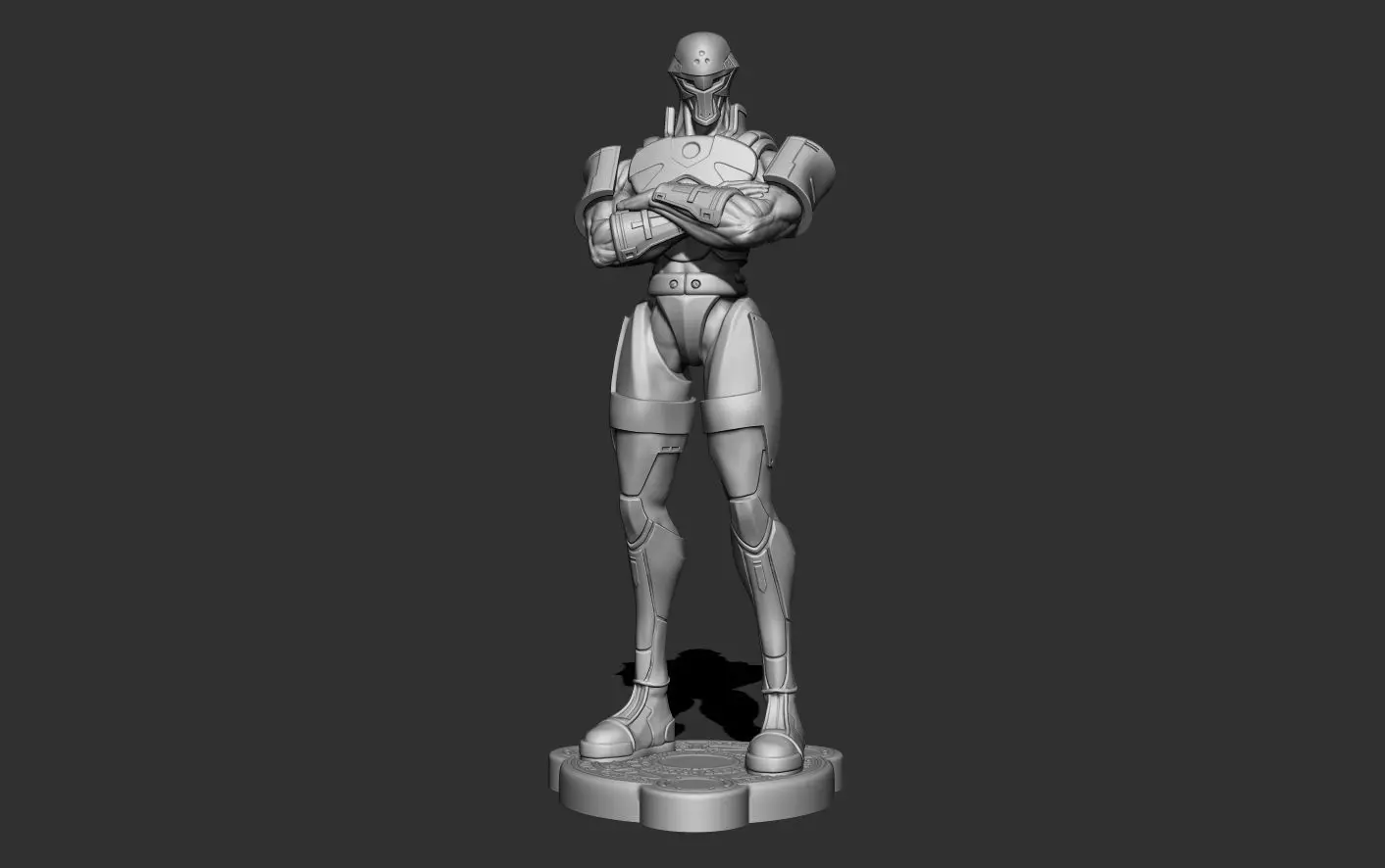 PSO HUcast character model 3D print model_0