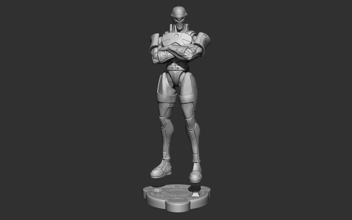 PSO HUcast character model 3D print model_5