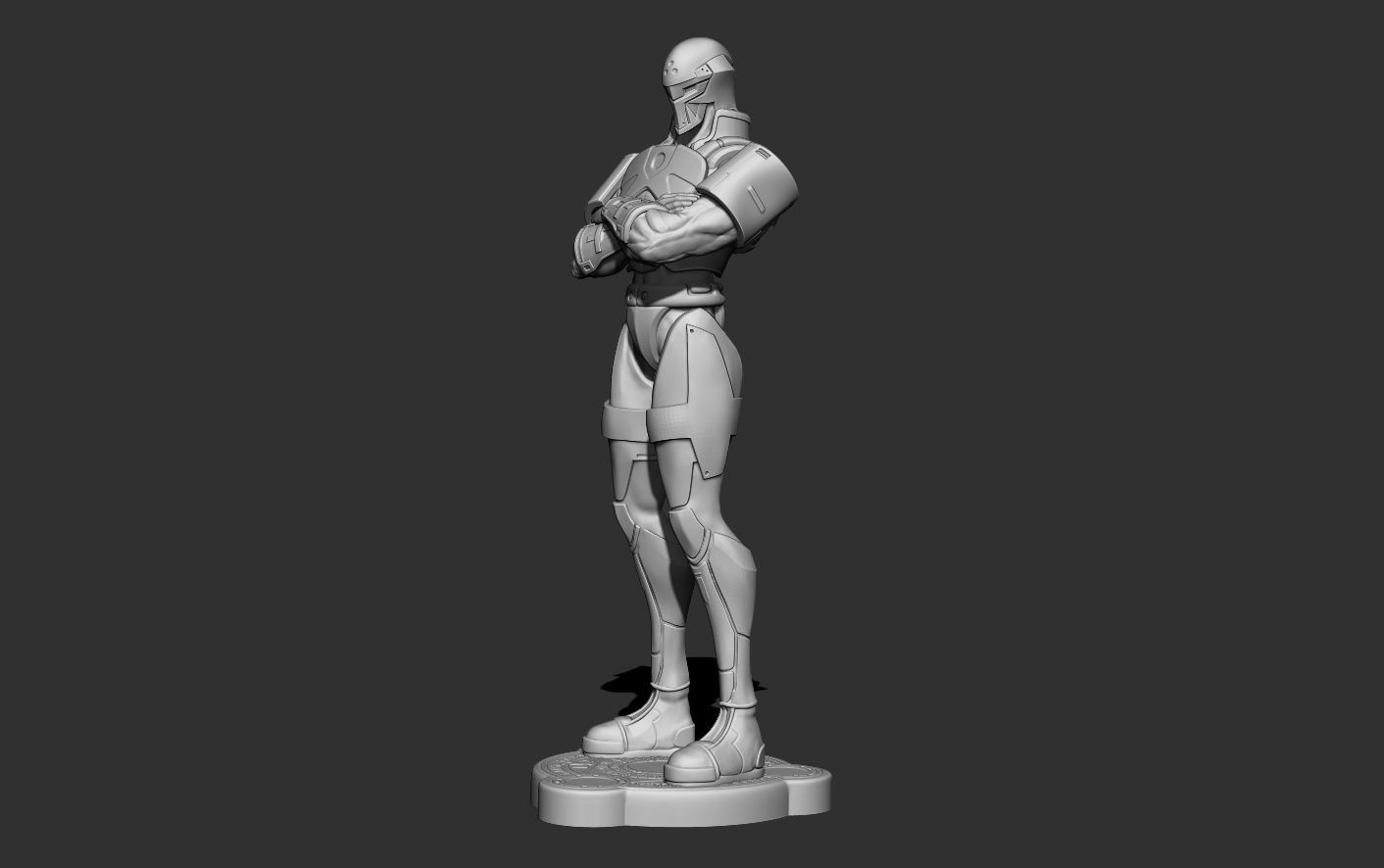 PSO HUcast character model 3D print model_1