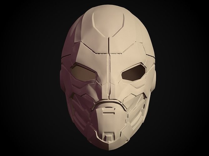 Printable Sci-Fi Helmet 3D print model