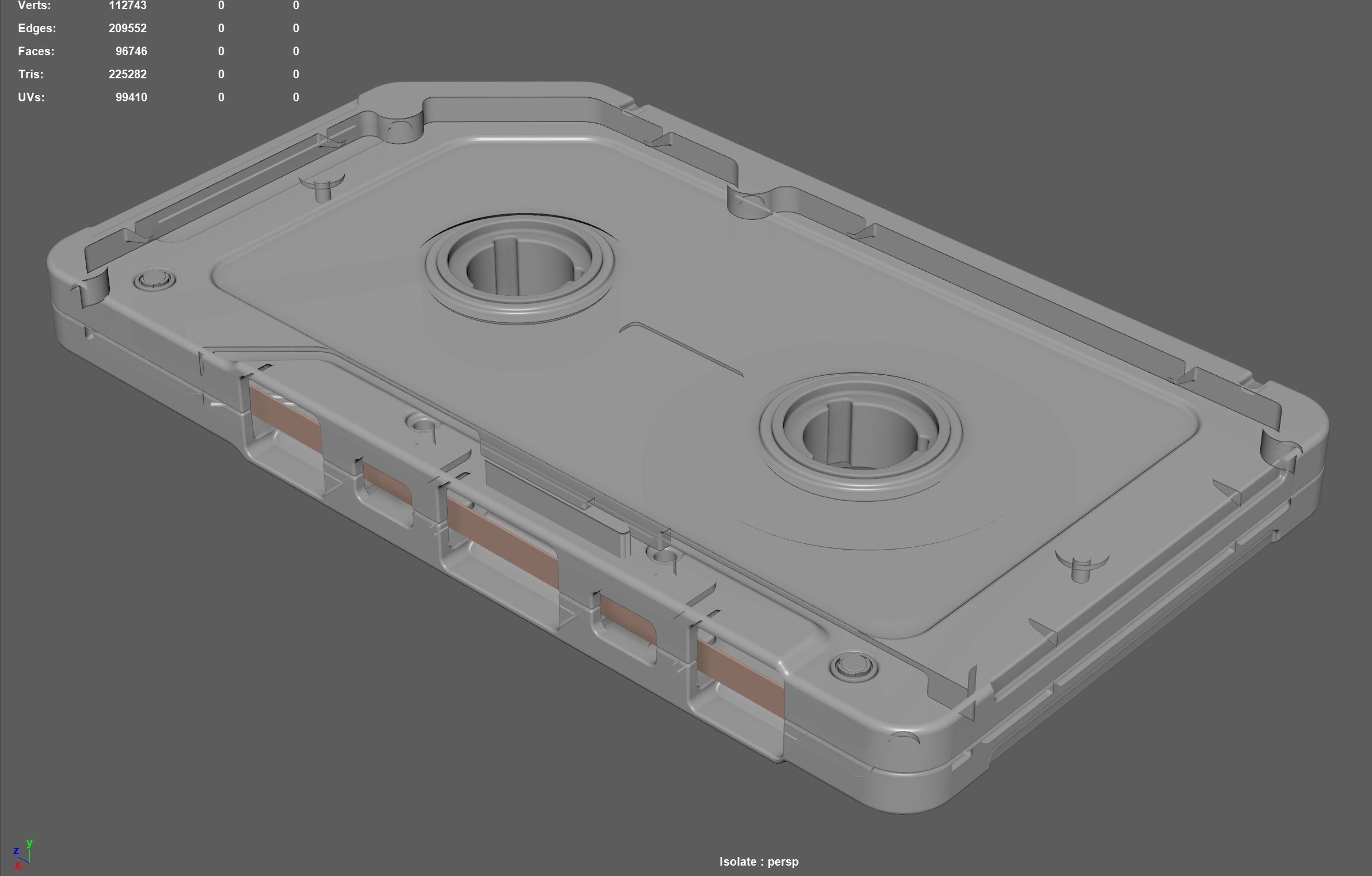 Cassette Player 3D model_9