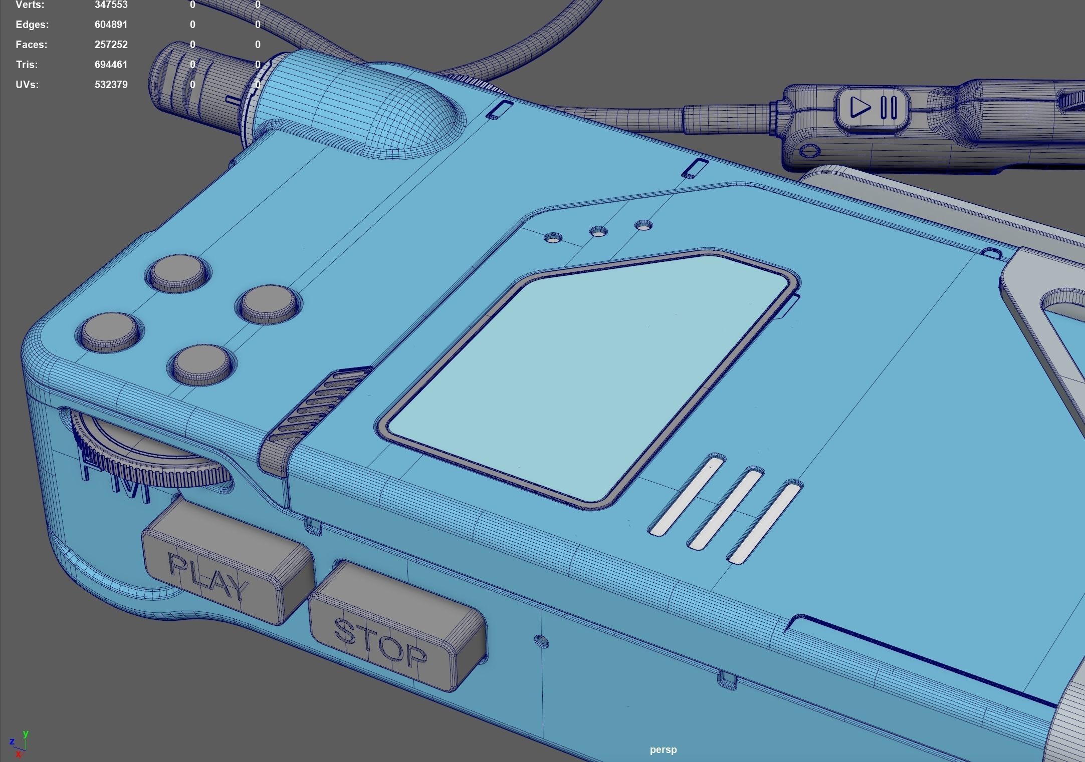Cassette Player 3D model_8