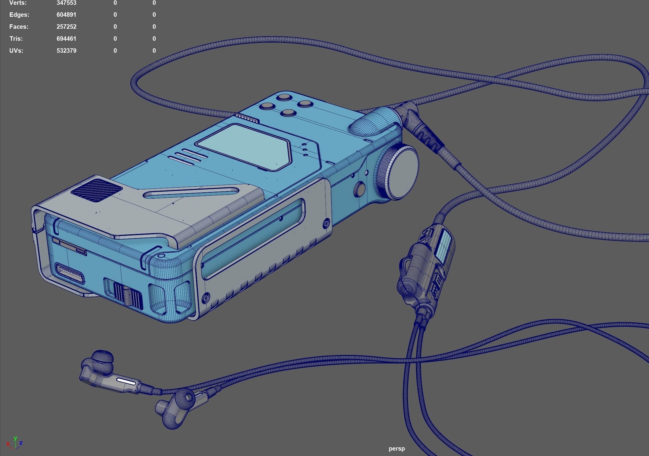 Cassette Player 3D model_6